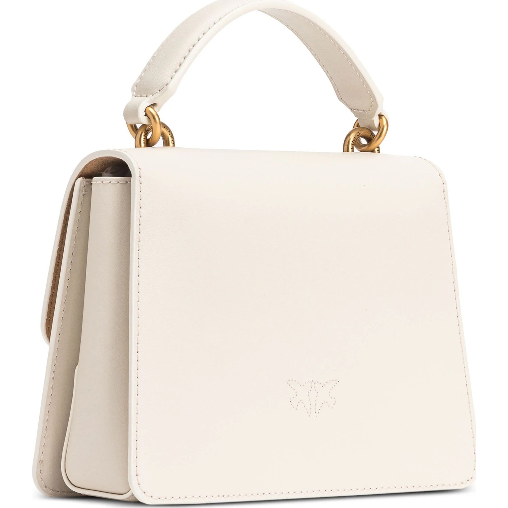 PINKO Pirkinių krepšys moterims, Balta, Small love tote bag 2