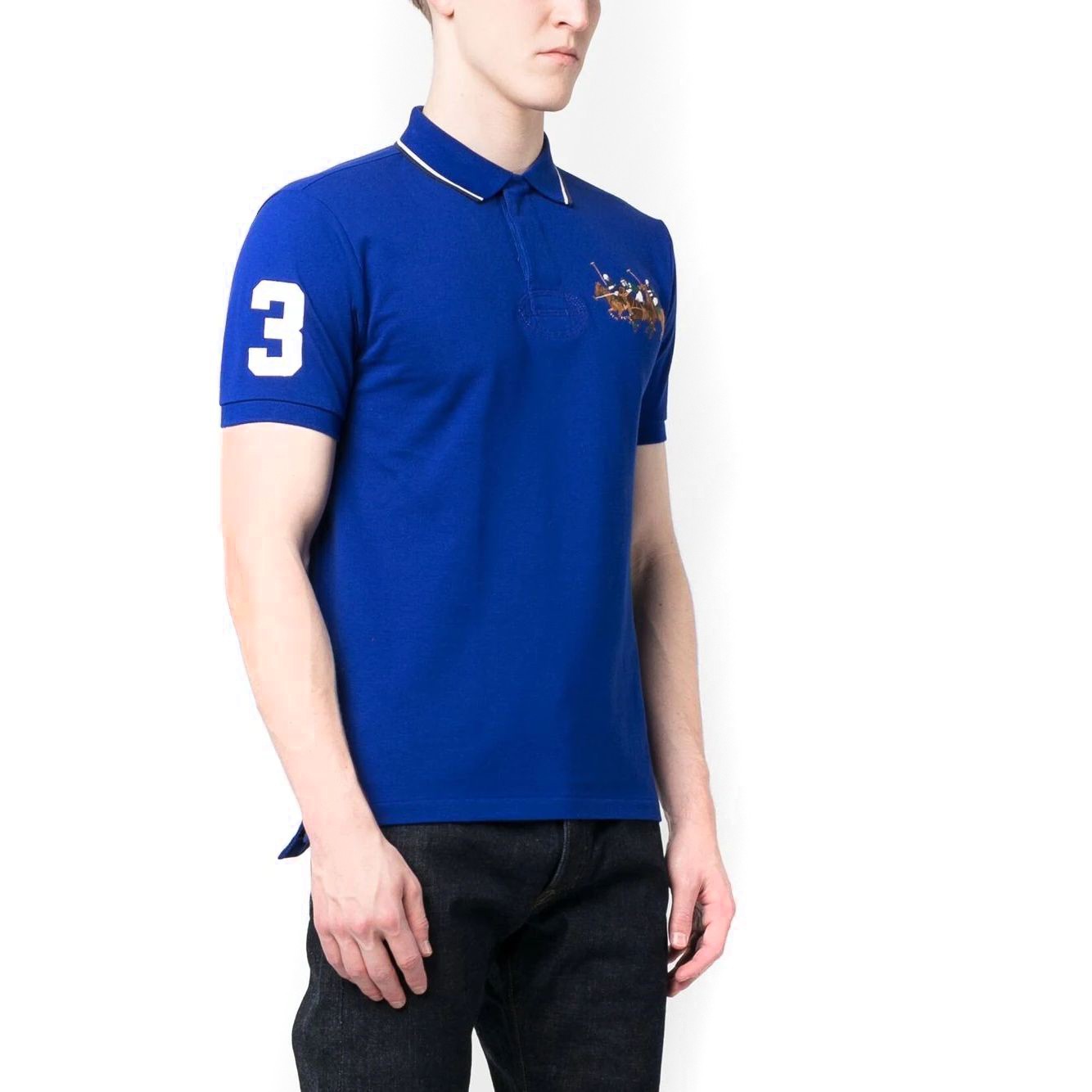 POLO RALPH LAUREN Polo marškiniai trumpos rank. vyrams, Mėlyna, Short sleeve polo shirt 2