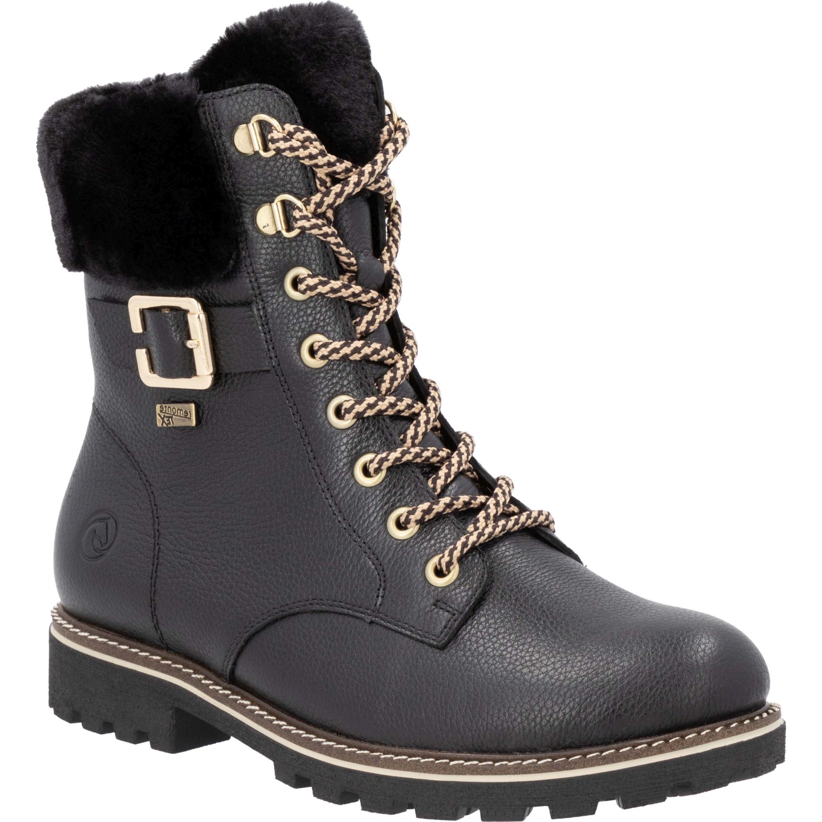 REMONTE Aulinukai moterims, Juoda, Ladies mid height boots 1