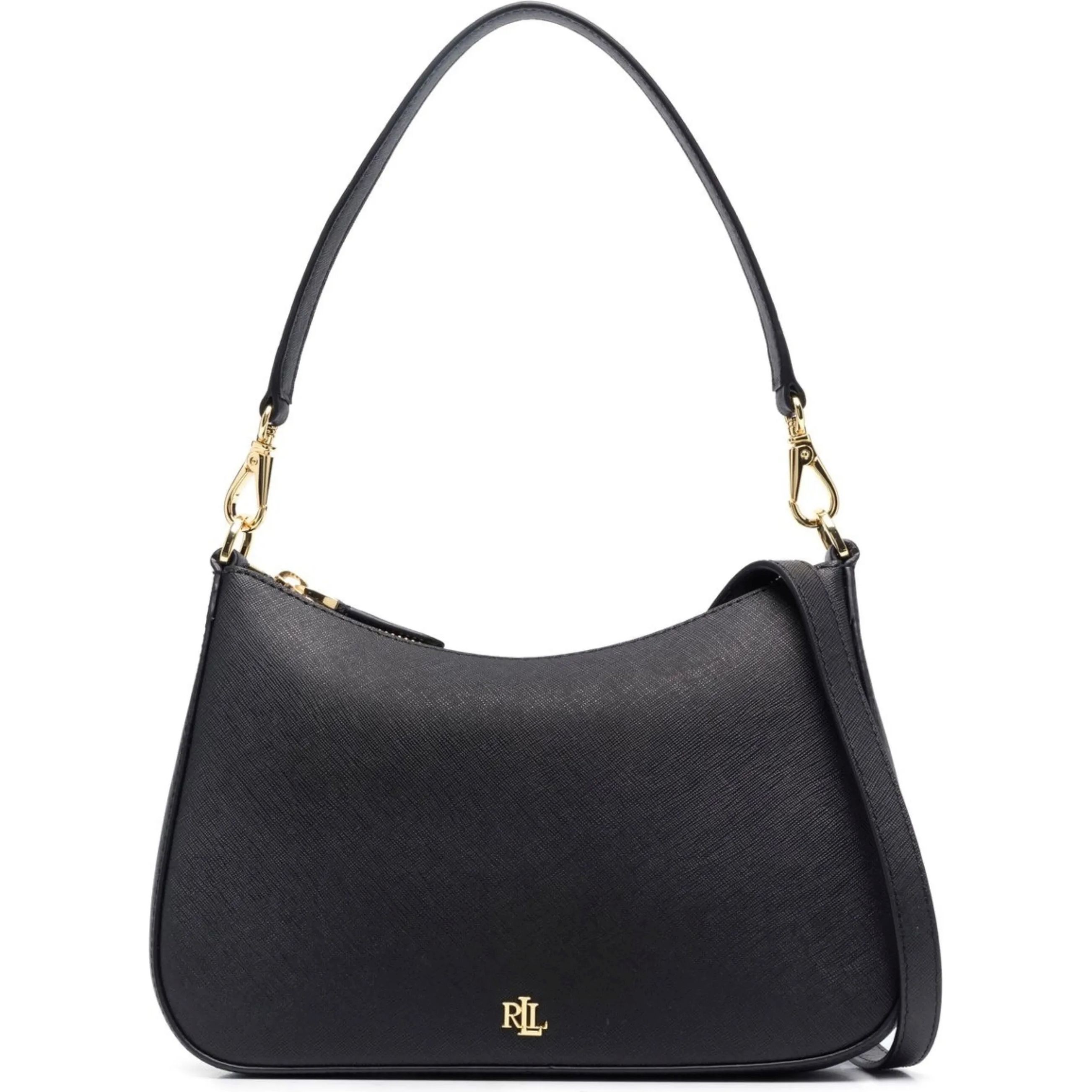 LAUREN RALPH LAUREN Rankinė per petį moterims, Juoda, Danni 26 medium shoulder bag 1