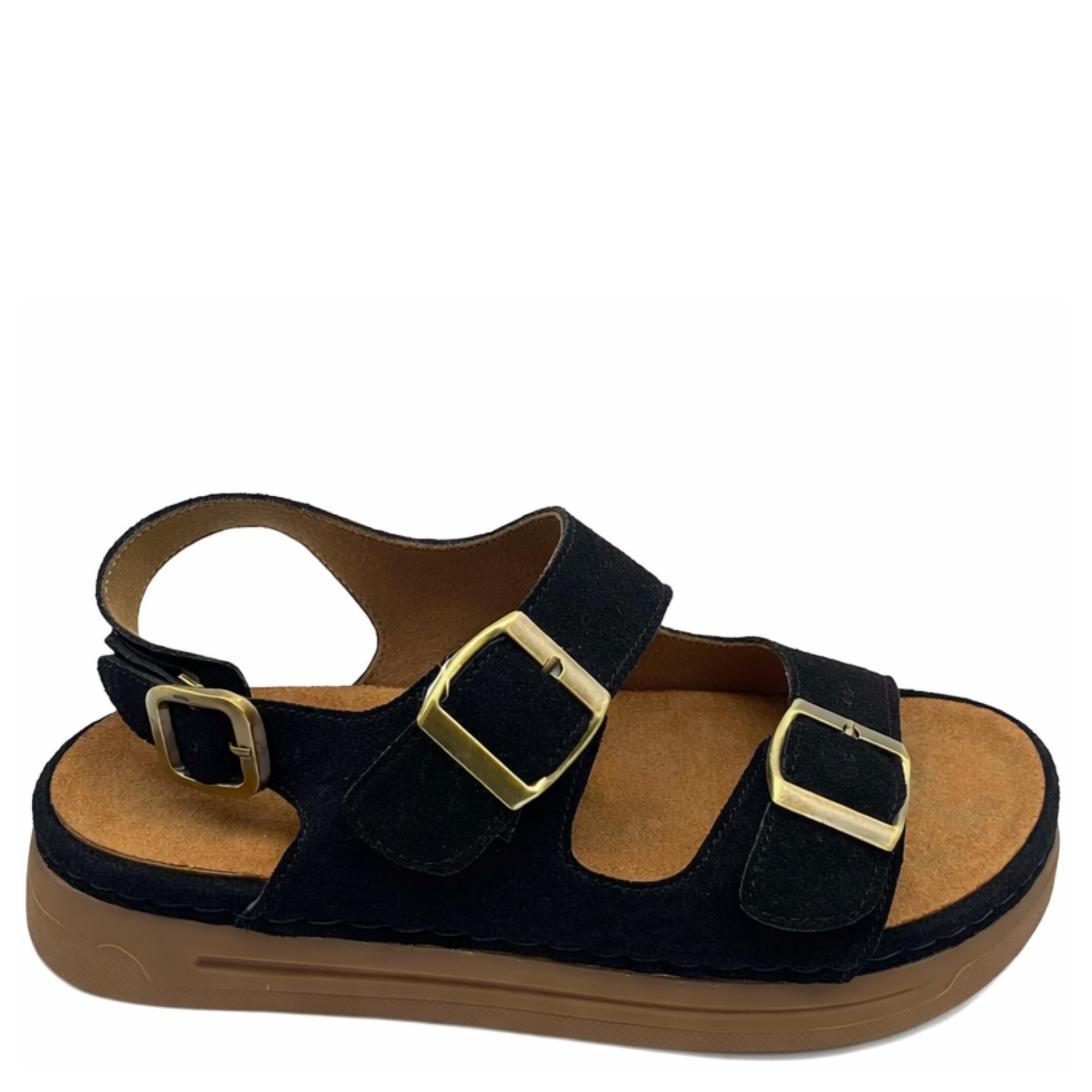 LA CONTE Basutės moterims, Juoda, Sandals 1