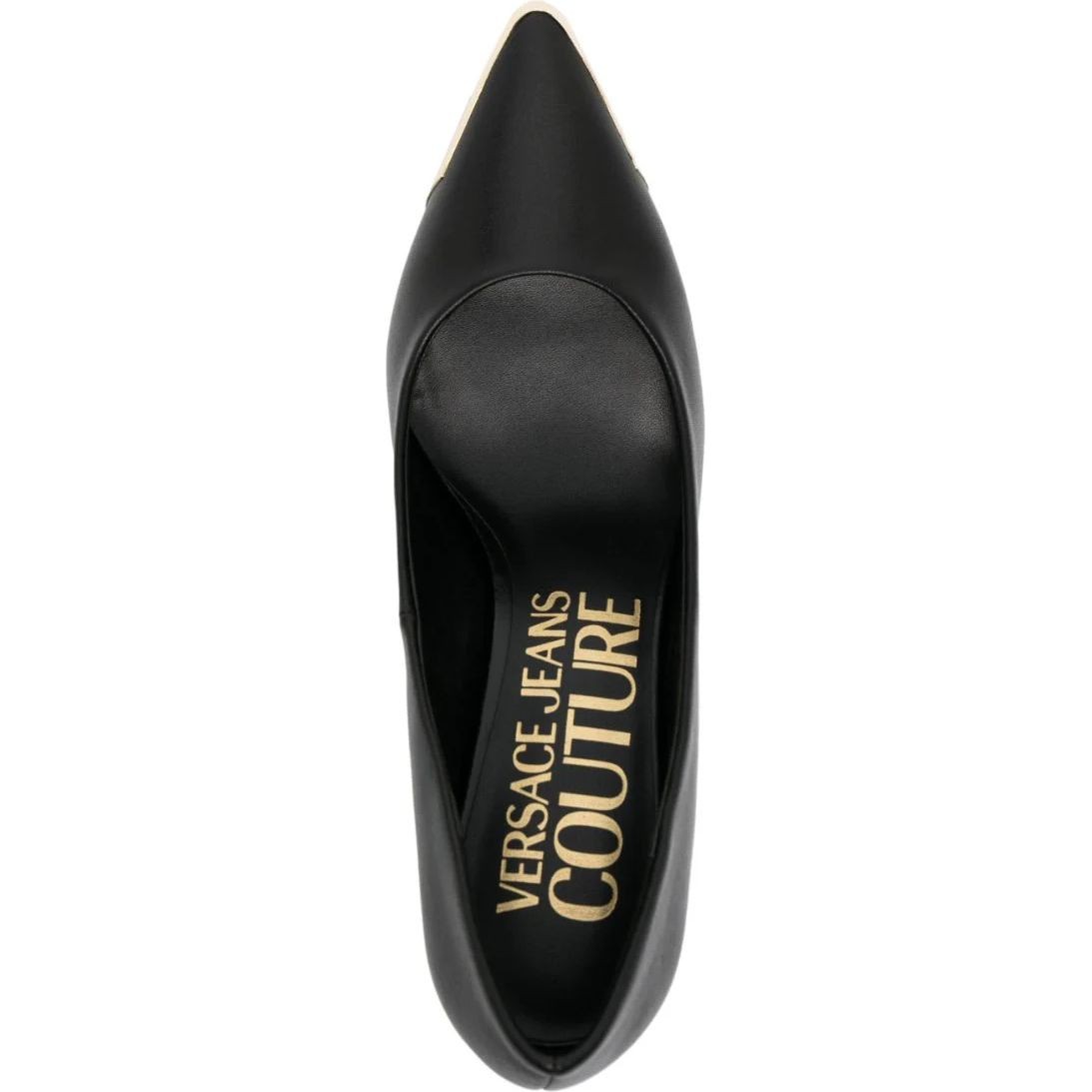 VERSACE JEANS CUTURE Bateliai - moterims, Juoda, Scarlett   decollete shoes 4