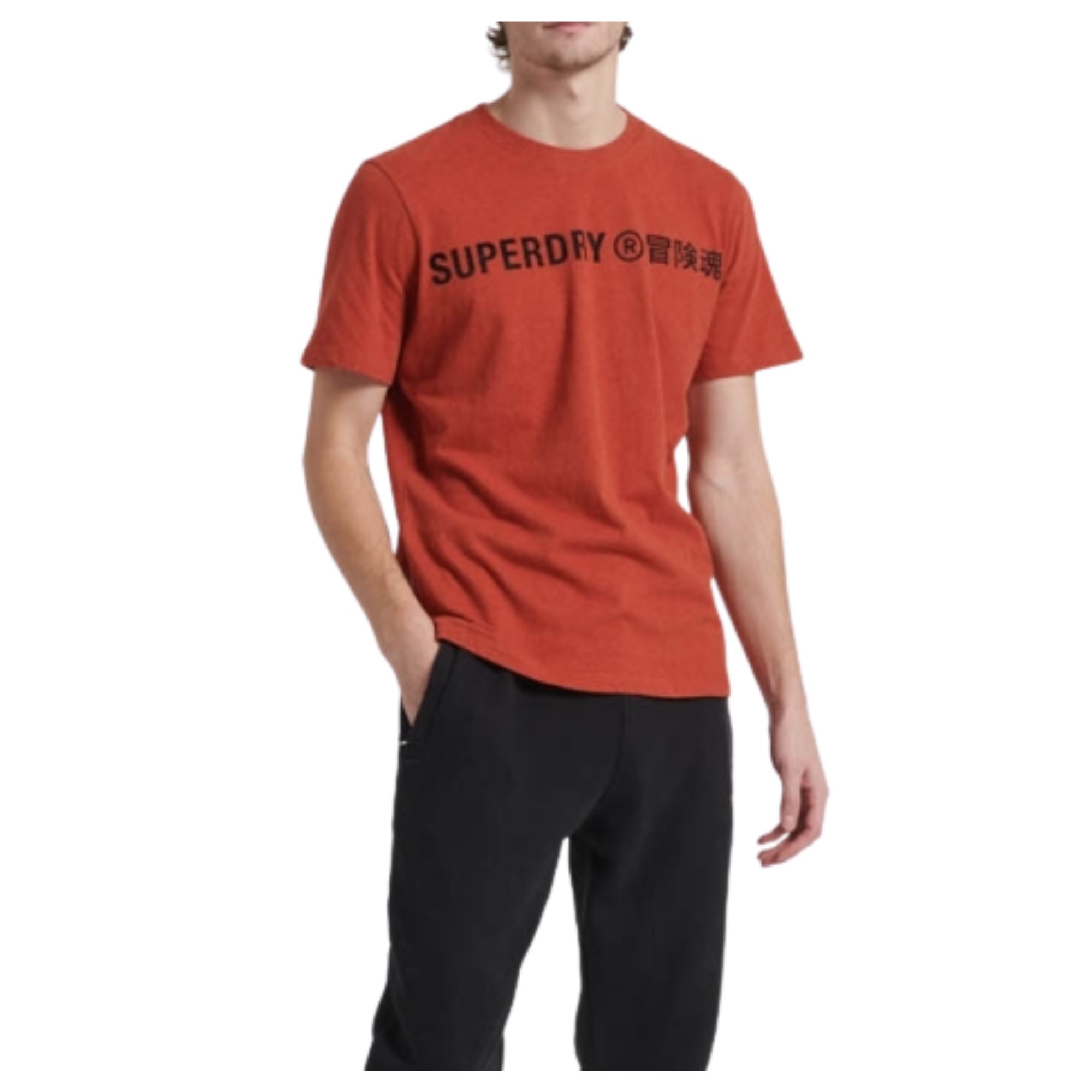 SUPERDRY T-särgid mehed, Oranž, WORKWEAR LOGO VINTAG 2