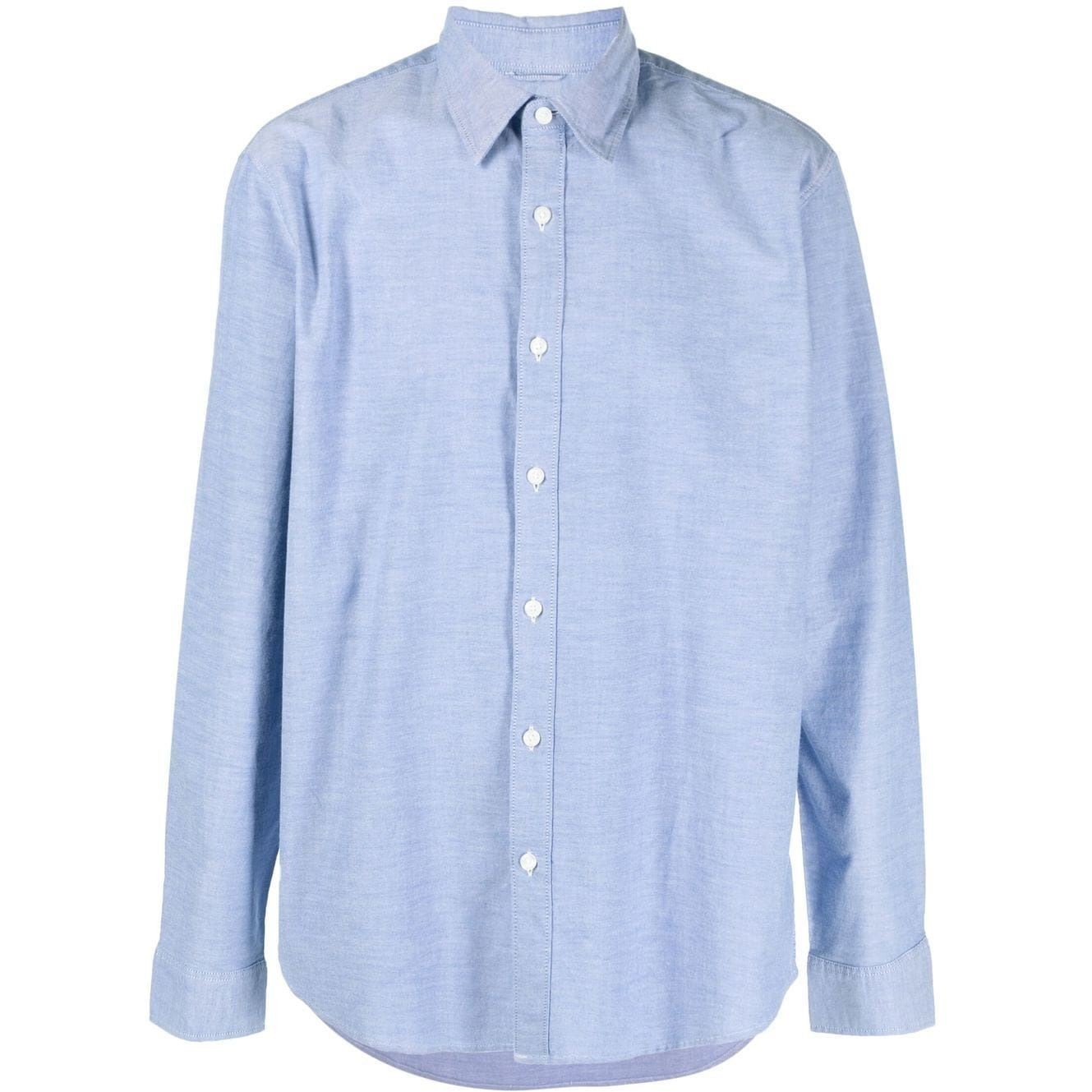 MICHAEL KORS Marškiniai ilgomis rankovėmis vyrams, Mėlyna, Relaxed oxford street shirt 1