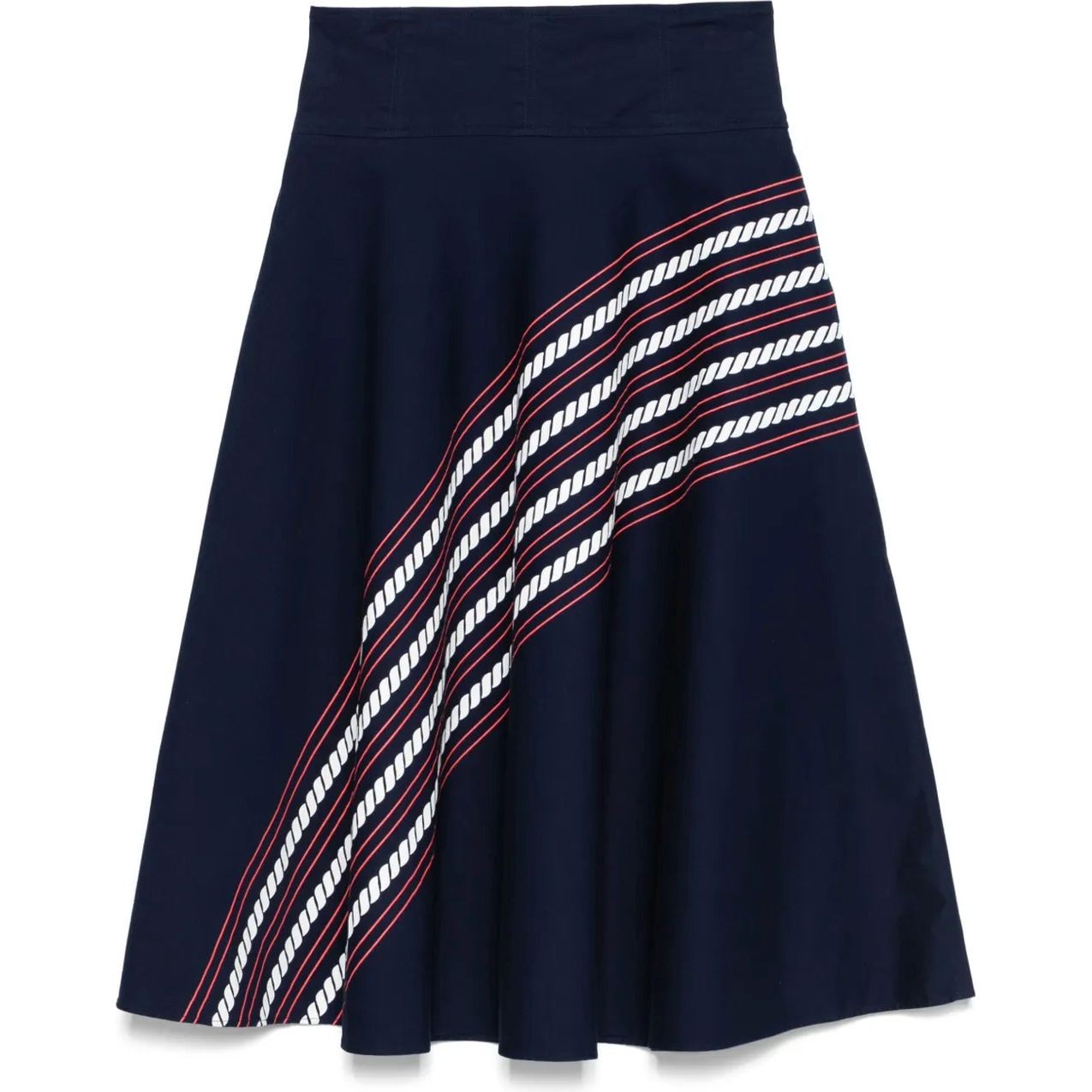 LAUREN RALPH LAUREN Mini sijonas moterims, Mėlyna, Senoria mid a line 2