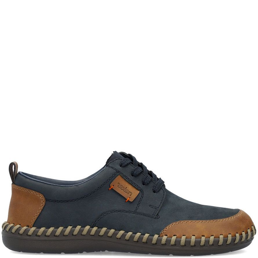 RIEKER Laisvalaikio bateliai vyrams, Mėlyna, LEISURE 4