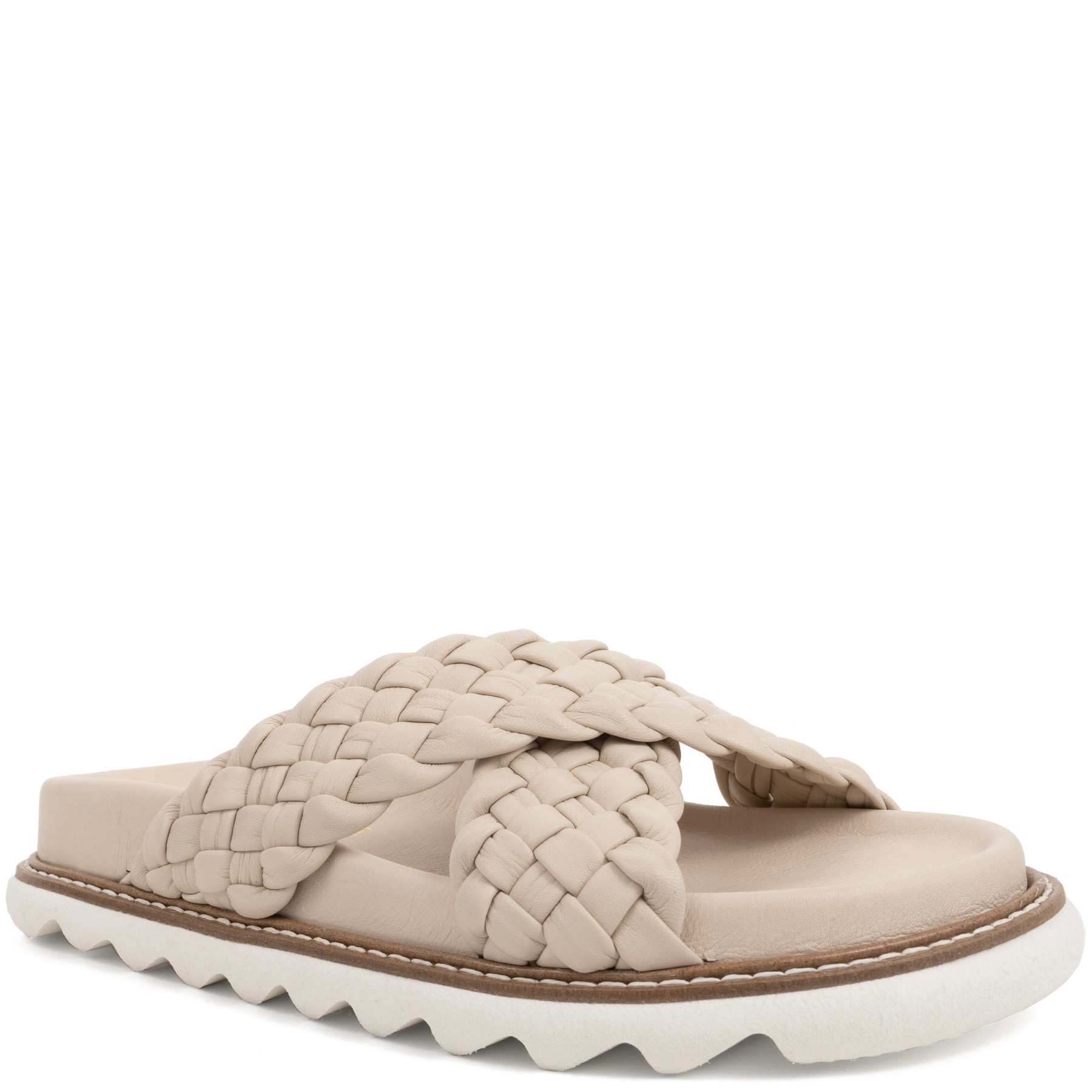 SERGIO MORETTI Klumpės moterims, Smėlio, Slippers 1