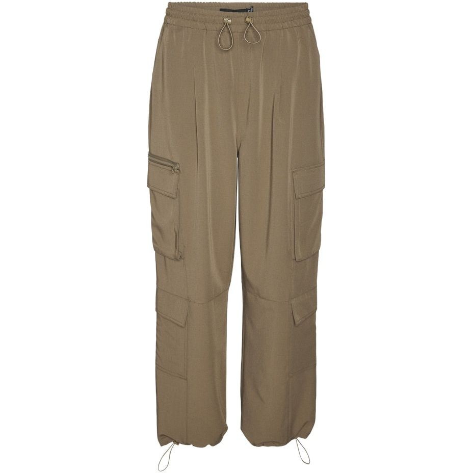 VERO MODA Kelnės moterims, Žalia, VMZELDADAPHNE MR UTI 1