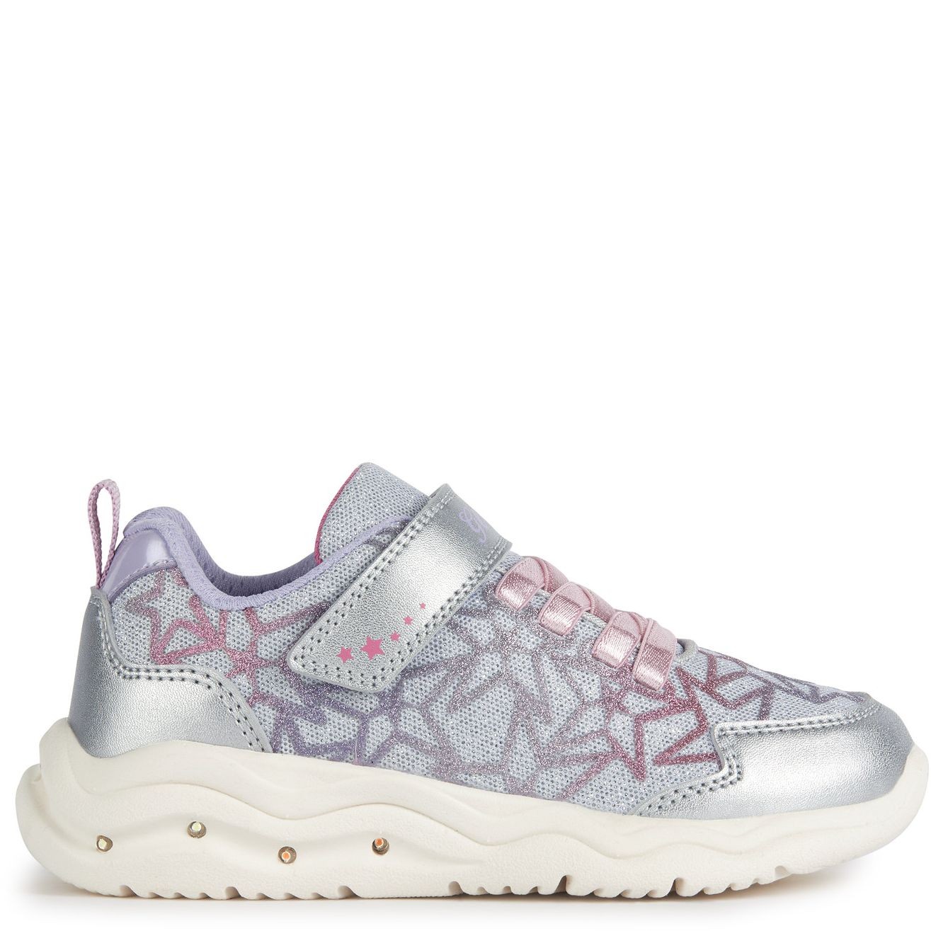 GEOX Sportiniai bateliai mergaitėms, Sidabrinė, PHYPER SPORT SHOES 2