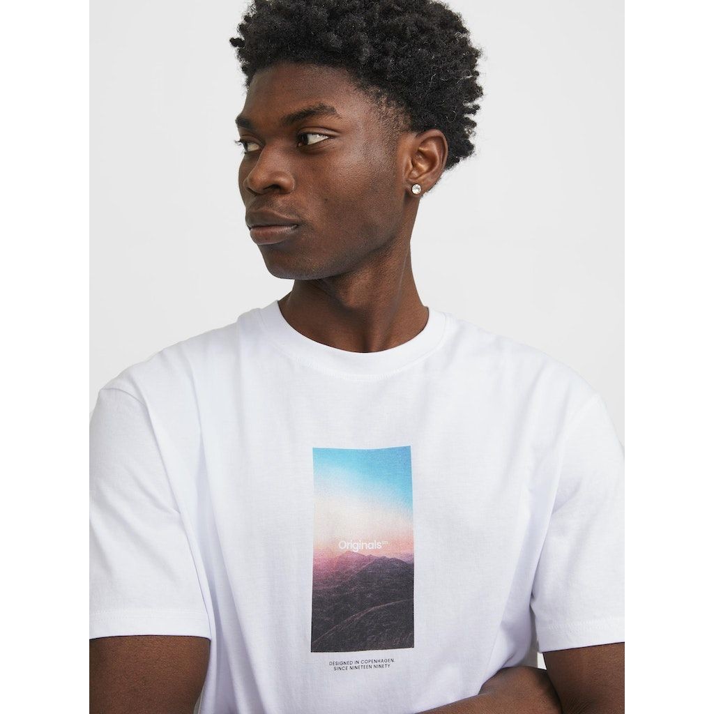 JACK & JONES Marškinėliai vyrams, Balta, Jorvesterbt-shirts 7