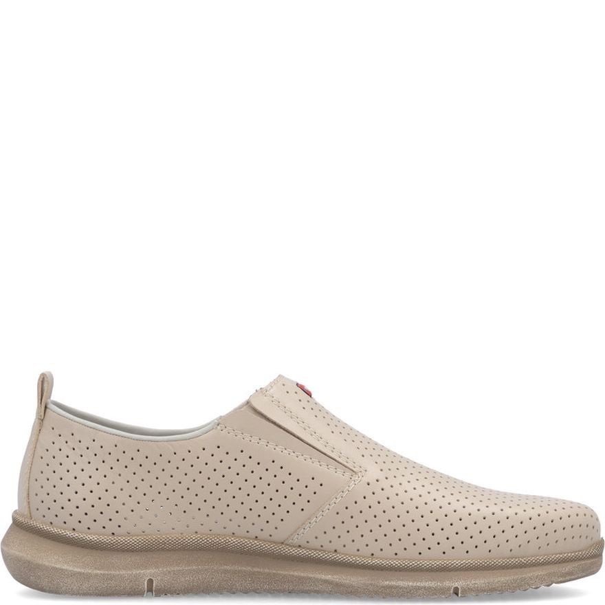 RIEKER Loaferiai vyrams, Smėlio, Slipper 3