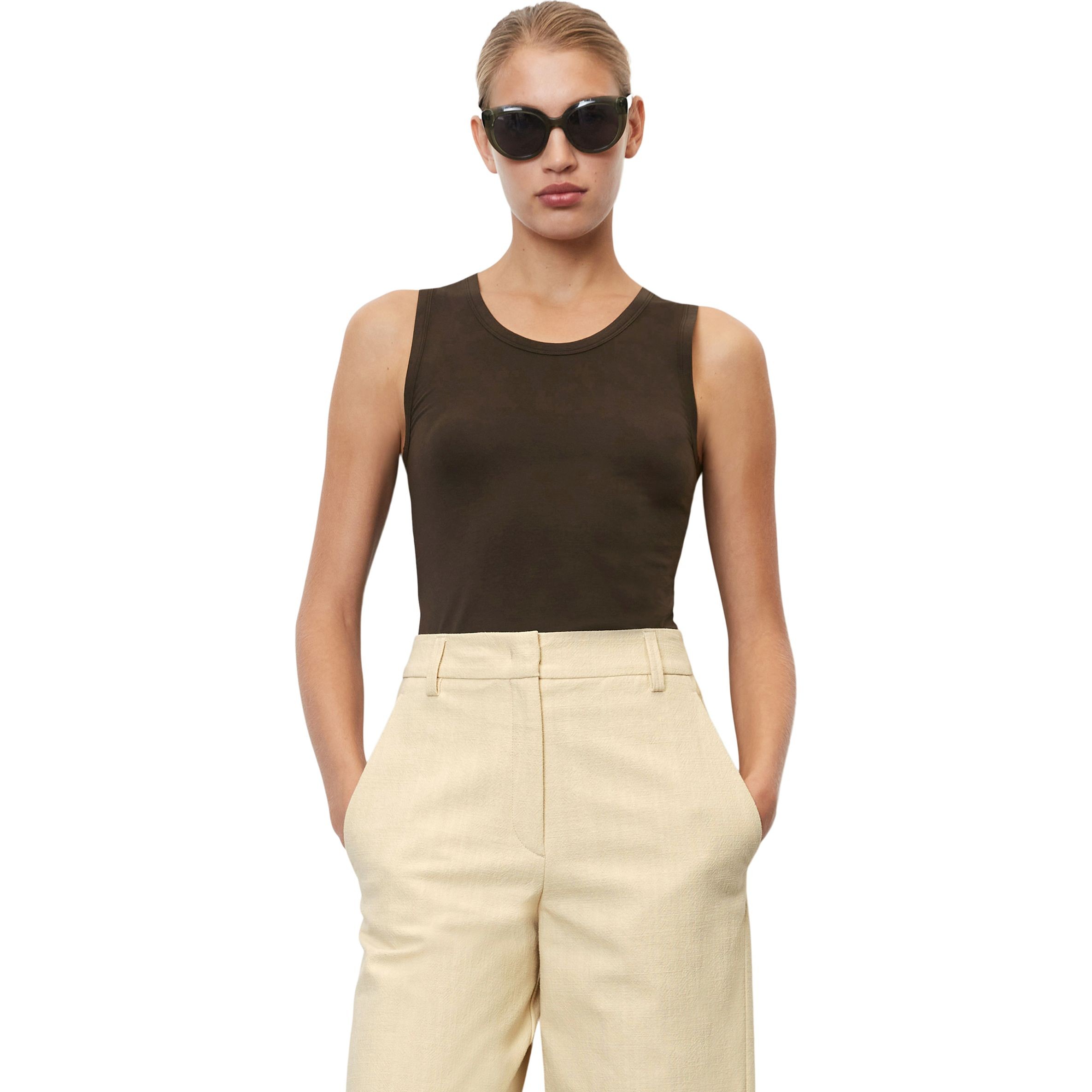 MARC O'POLO Marškinėliai moterims, Ruda 2