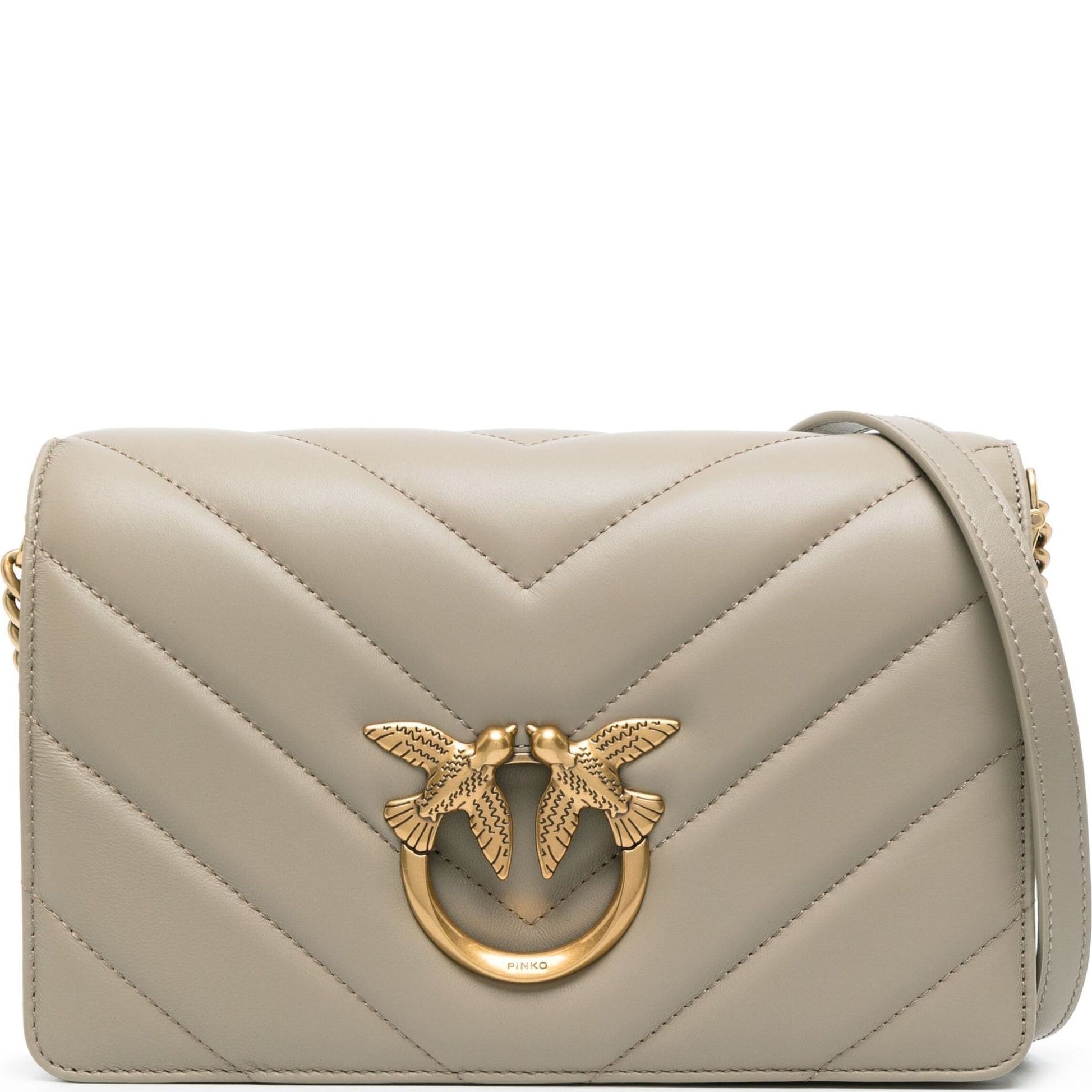 PINKO Rankinė per petį moterims, Kūno, Classic love shoulder bag 1