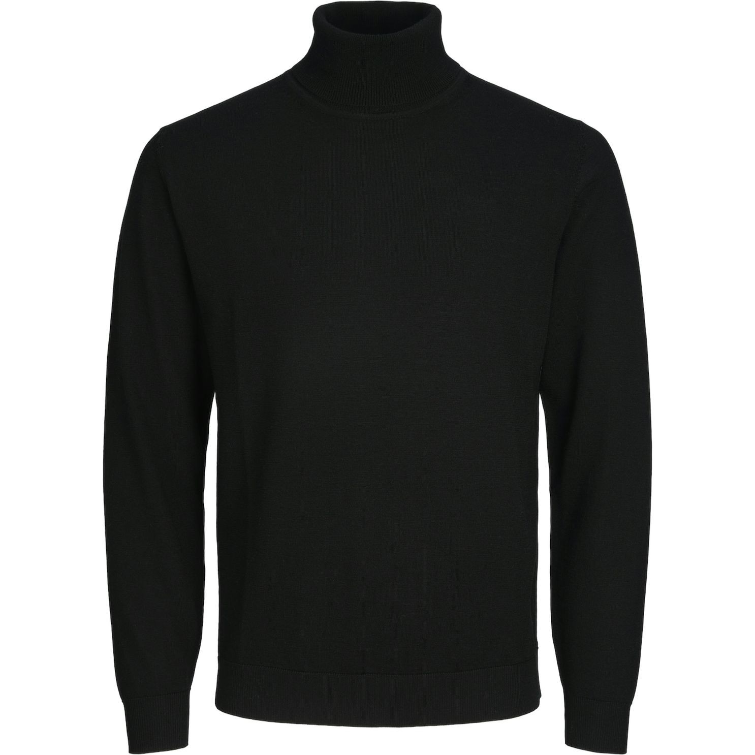 JACK & JONES Megztinis vyrams, Juoda, JPRBLABUSHWICK MERINO 1