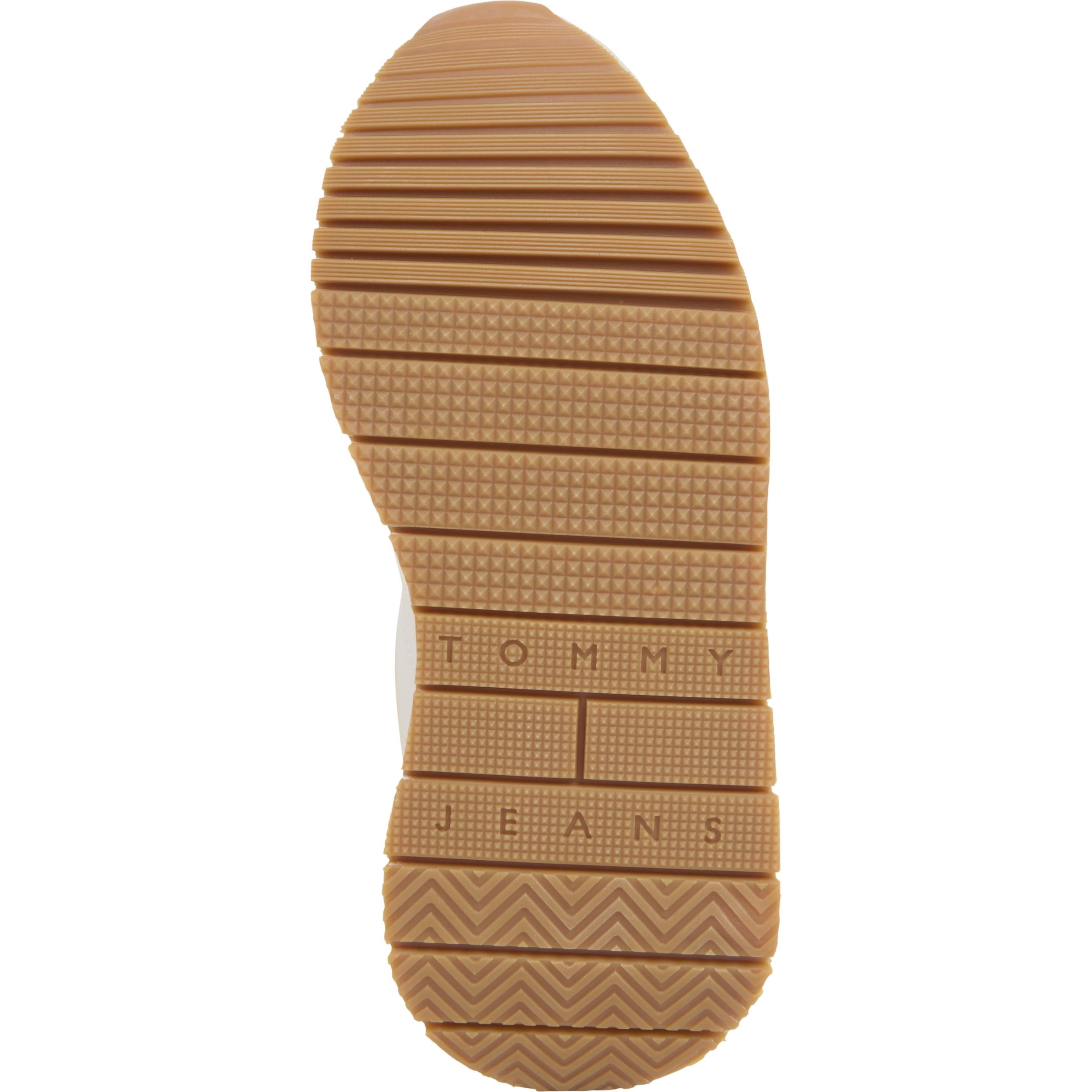 TOMMY JEANS Laisvalaikio bateliai moterims, Smėlio, Eva runner light sneaker 3