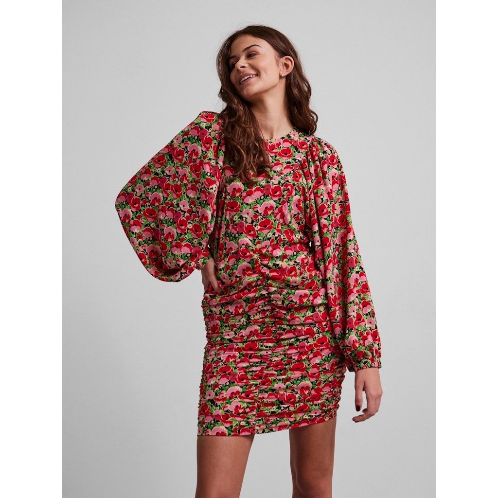 PIECES Midi suknelė moterims, Juoda, PCOLA LS DRESS D2D 2