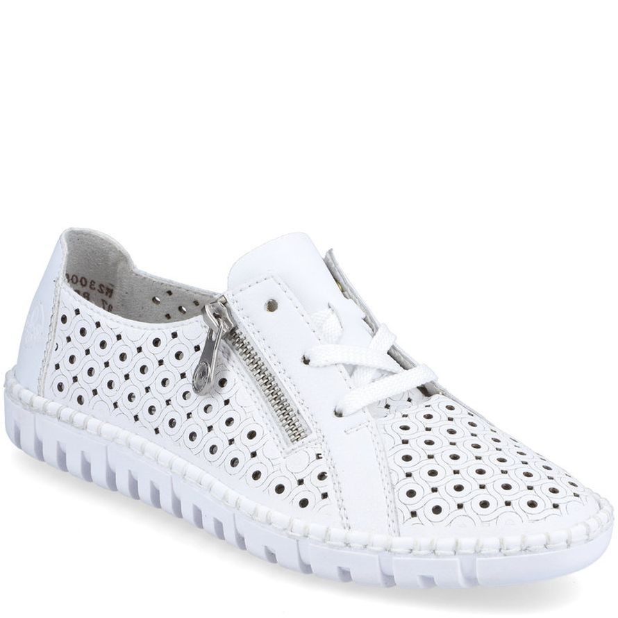 RIEKER Laisvalaikio bateliai moterims, Balta, LEISURE 1