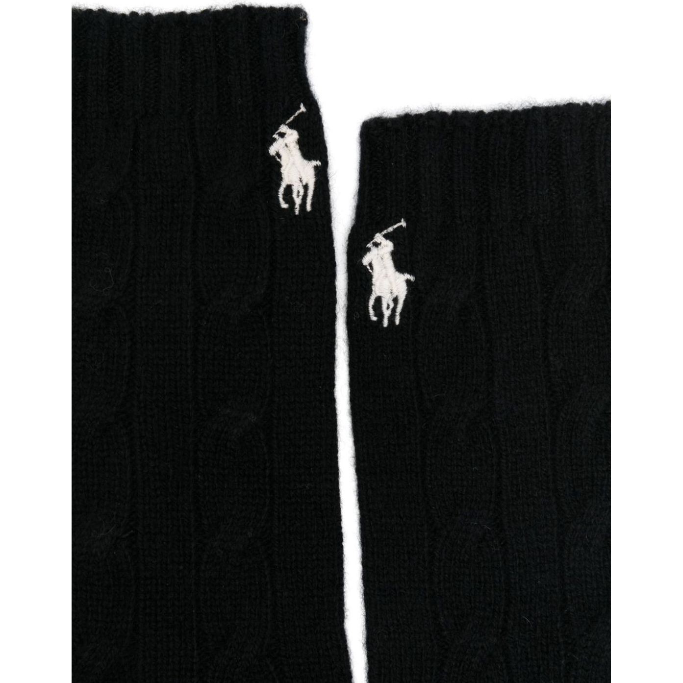 POLO RALPH LAUREN Pirštuotos pirštinės moterims, Juoda, Glove 2