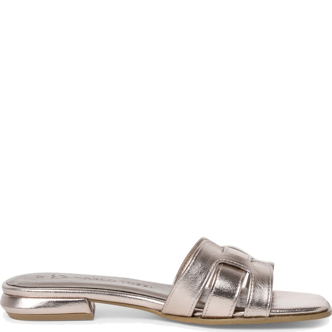 MARCO TOZZI Šlepetės moterims, Sidabrinė, SLIPPERS 3