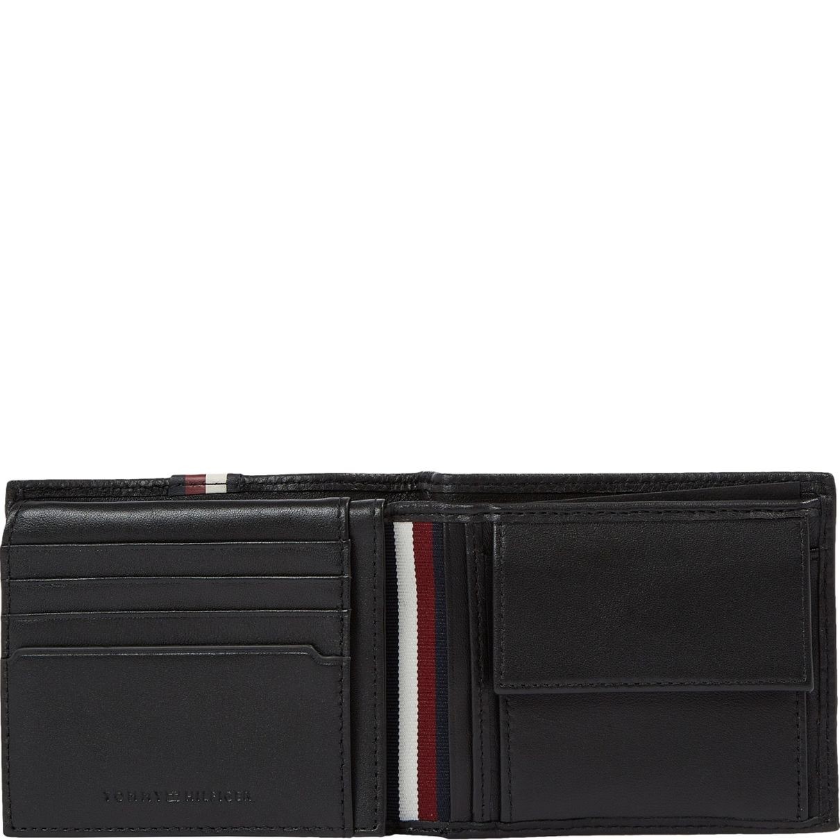 TOMMY HILFIGER Piniginė vyrams, Juoda, Prem cc flap and coin wallets 3