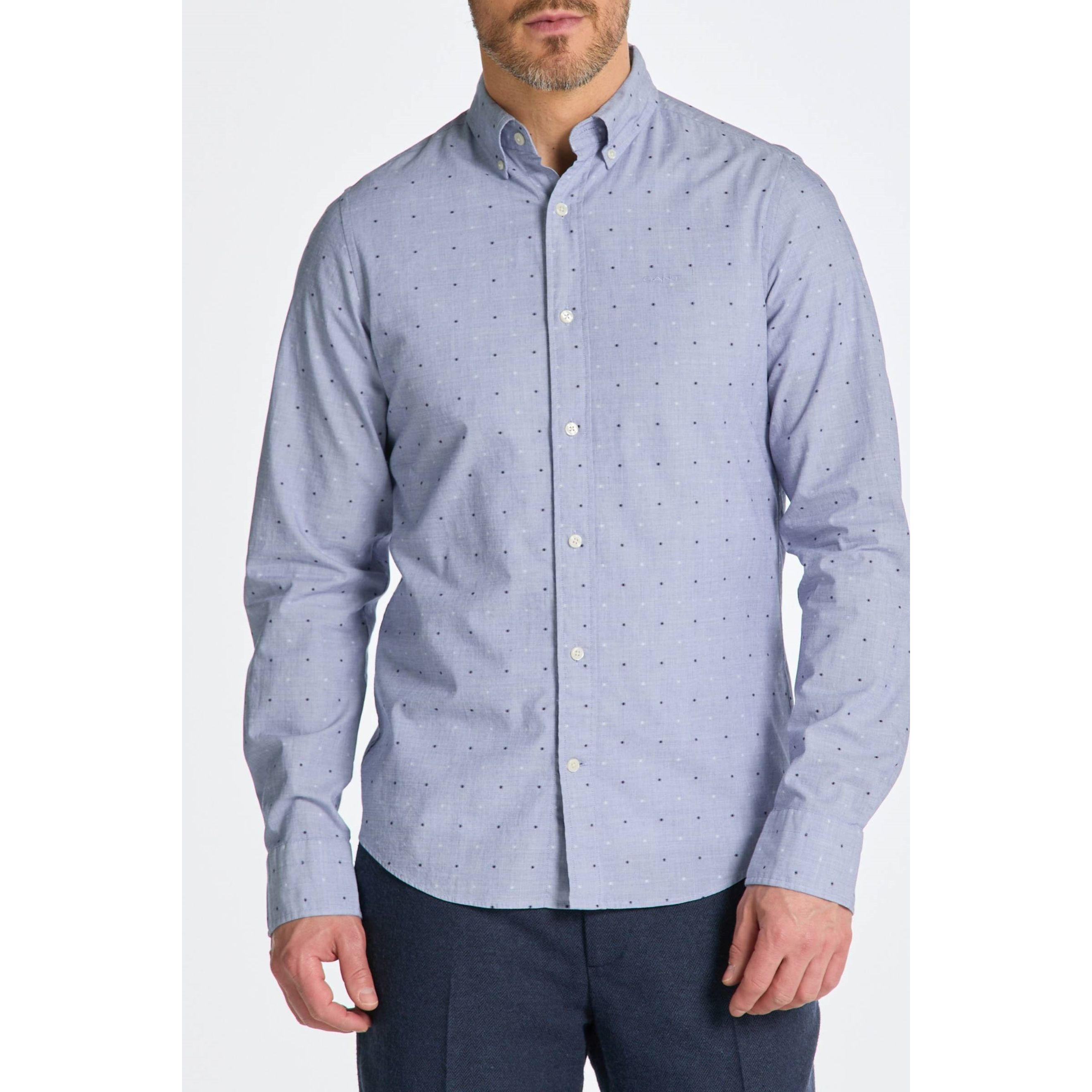 GANT Marškiniai vyrams, Mėlyna 2