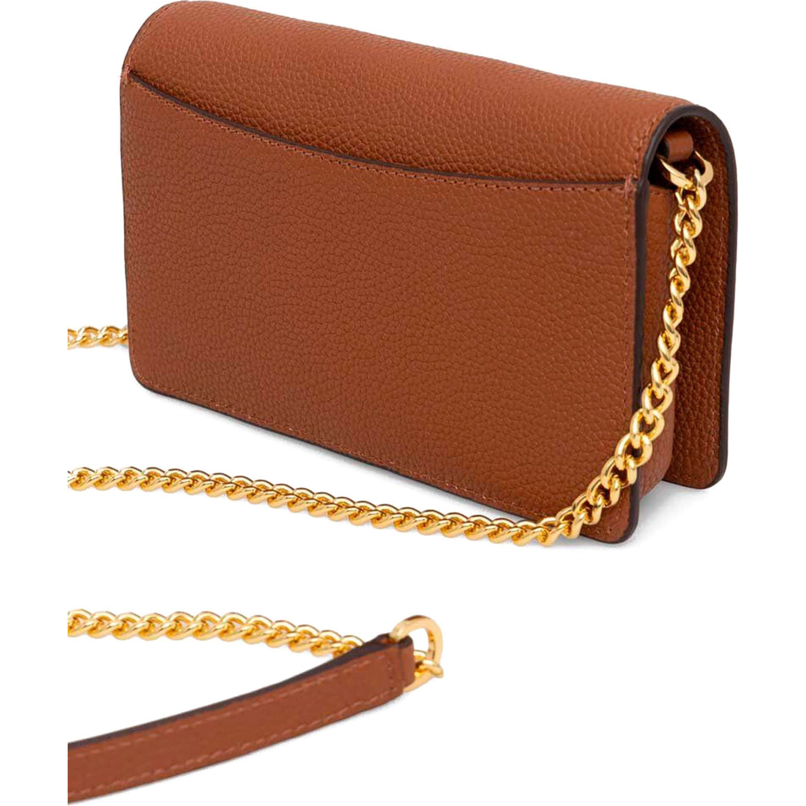 LAUREN RALPH LAUREN Rankinė per petį moterims, Ruda, Trnlk ph bg tech case 2