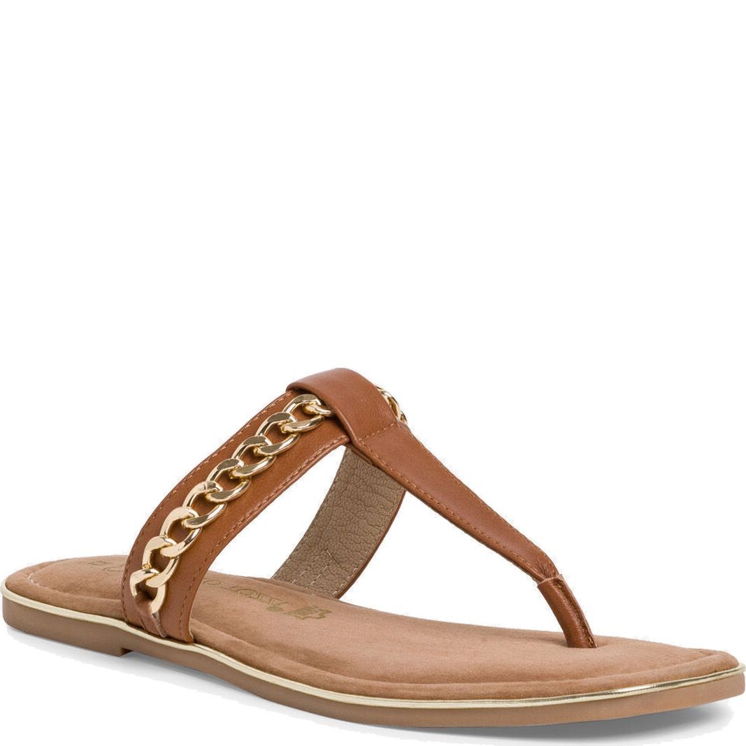 MARCO TOZZI Šlepetės moterims, Ruda, SLIPPERS 1