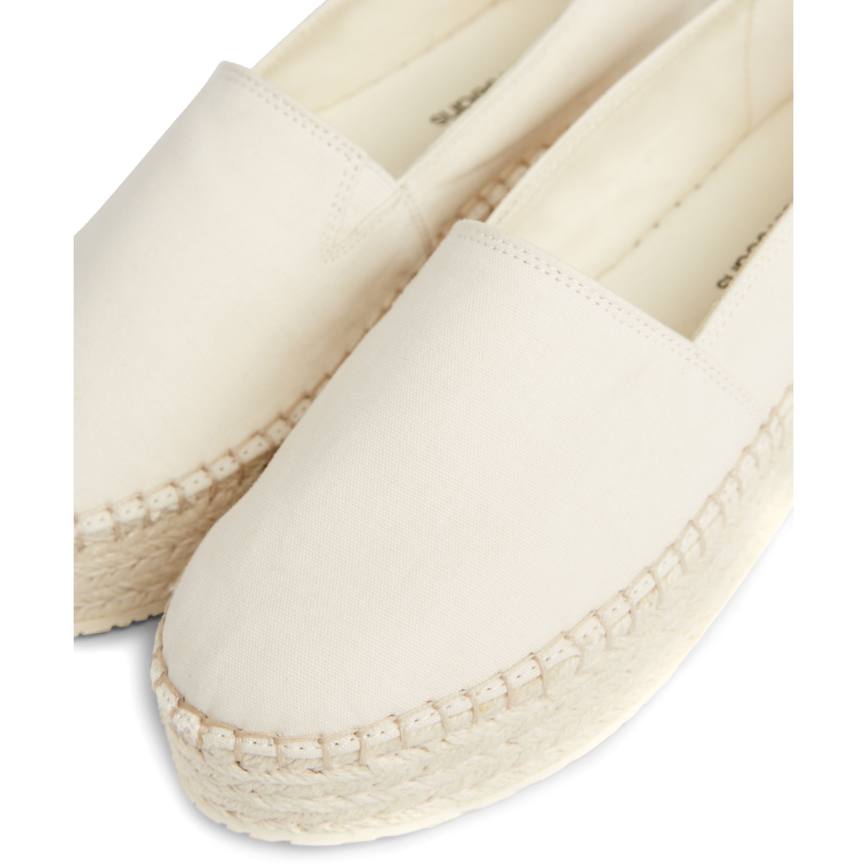 CALVIN KLEIN JEANS Espadrilės moterims, Smėlio, Platform espadrille 6