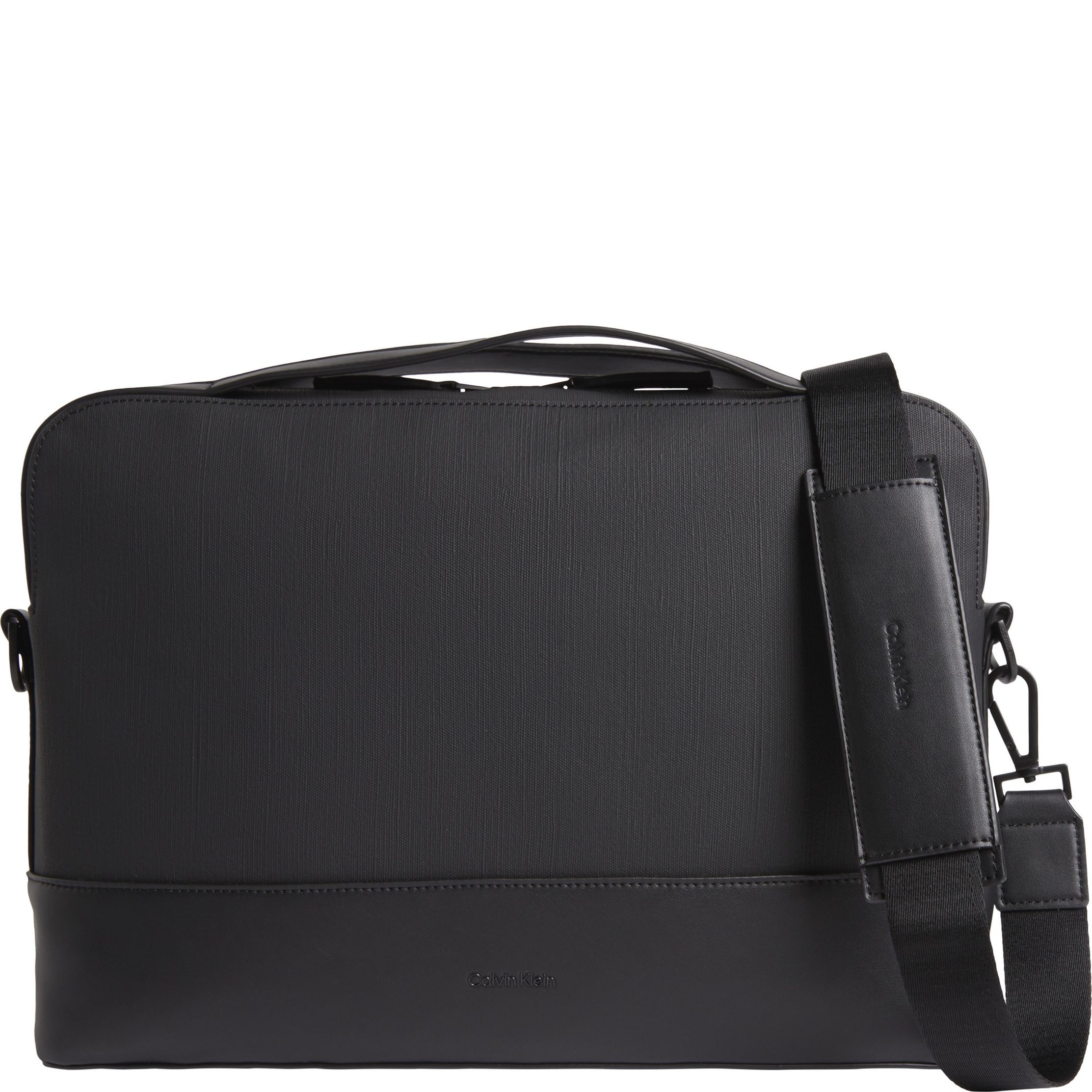 CALVIN KLEIN Dėklas kompiuteriui vyrams, Juoda, Tech sensual laptop bag 1