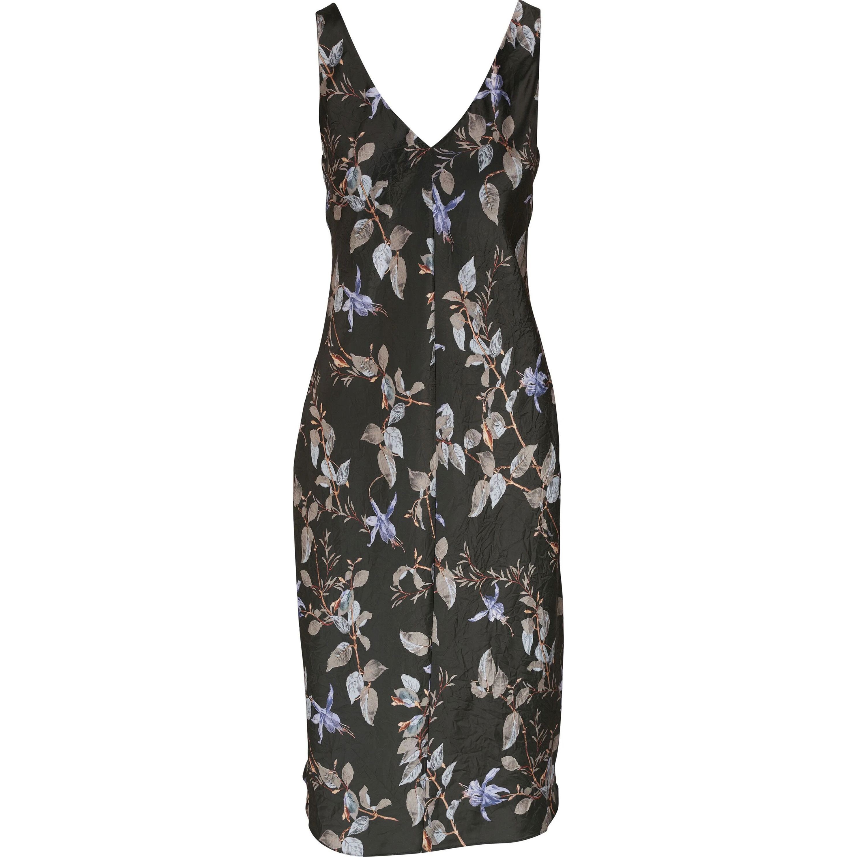 VINCE Midi suknelė moterims, Marga, Bellflower dbl v nk slip dress 1