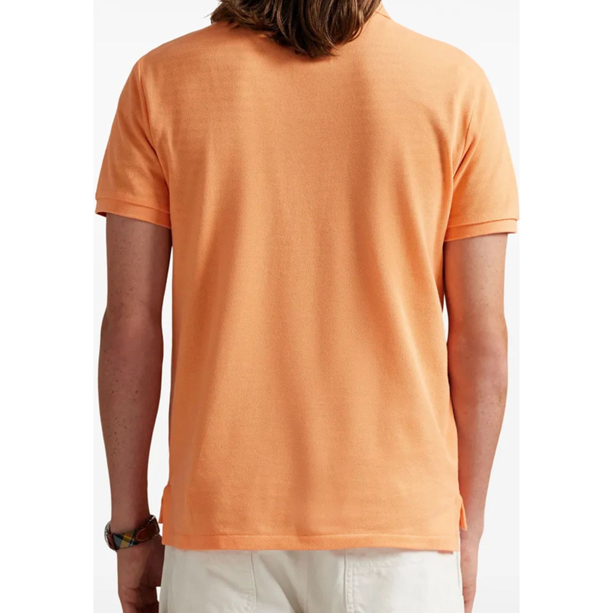 POLO RALPH LAUREN Polo marškiniai trumpos rank. vyrams, Oranžinė, Sskccmslm1-short sleeve-knit 3