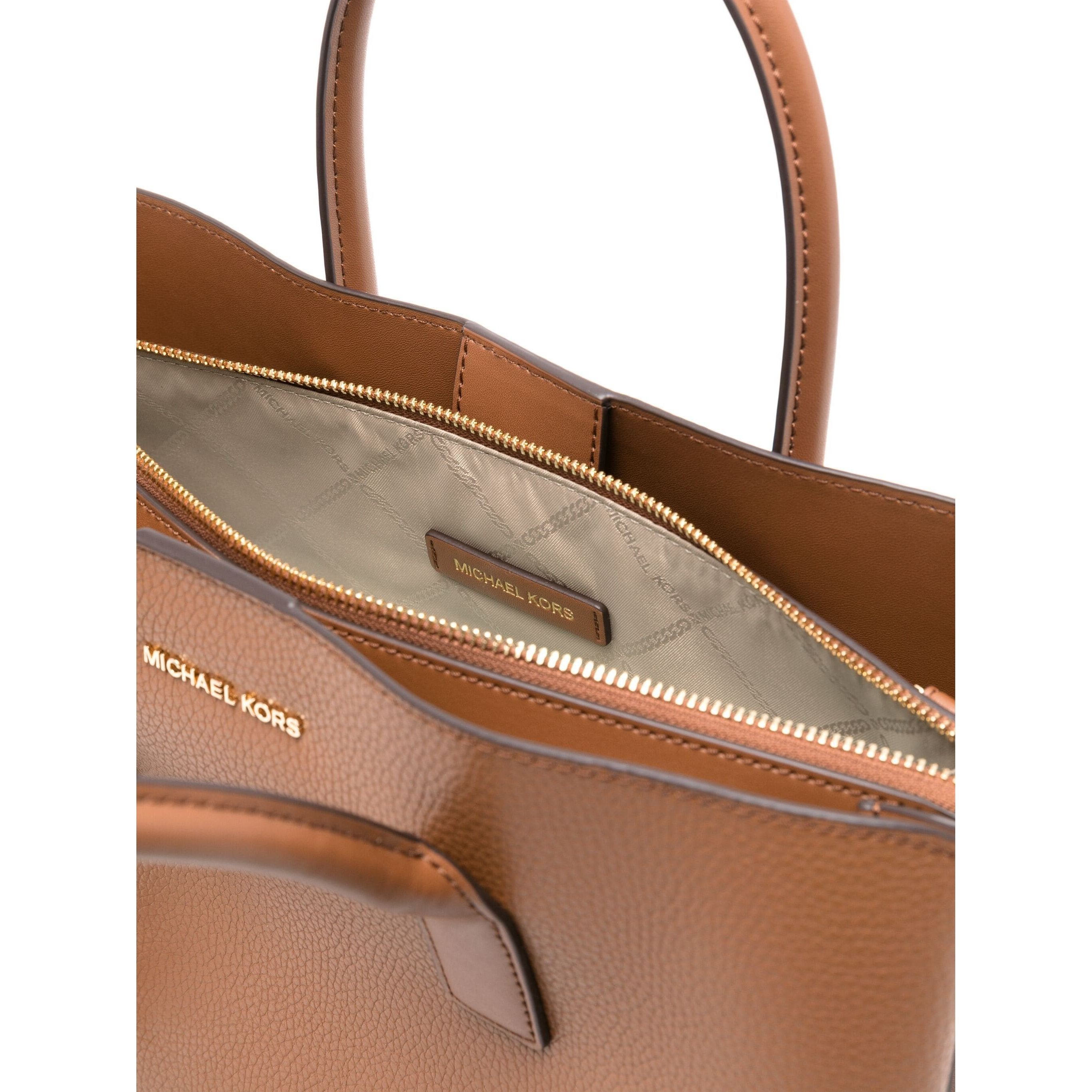 MICHAEL KORS Delninukė moterims, Ruda, Large satchel 4