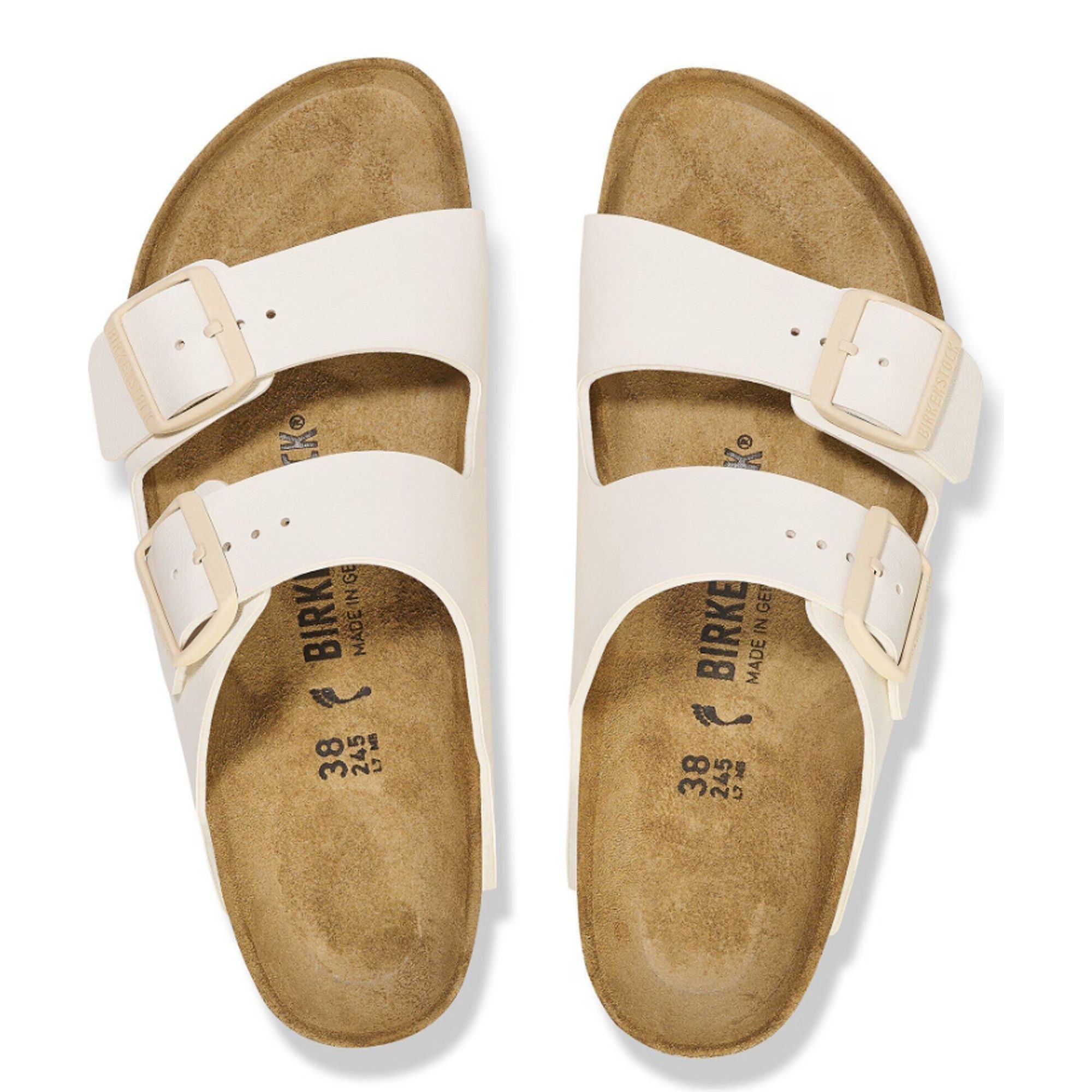 BIRKENSTOCK Šlepetės moterims, Balta, Arizona BF slippers 4