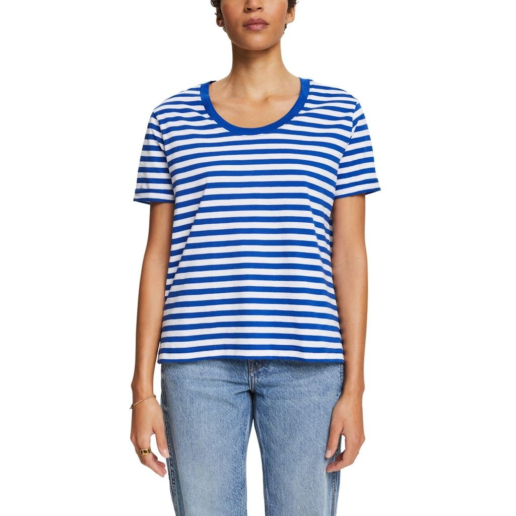 ESPRIT Marškinėliai moterims, Mėlyna, n ski slub yd T-Shirts 2