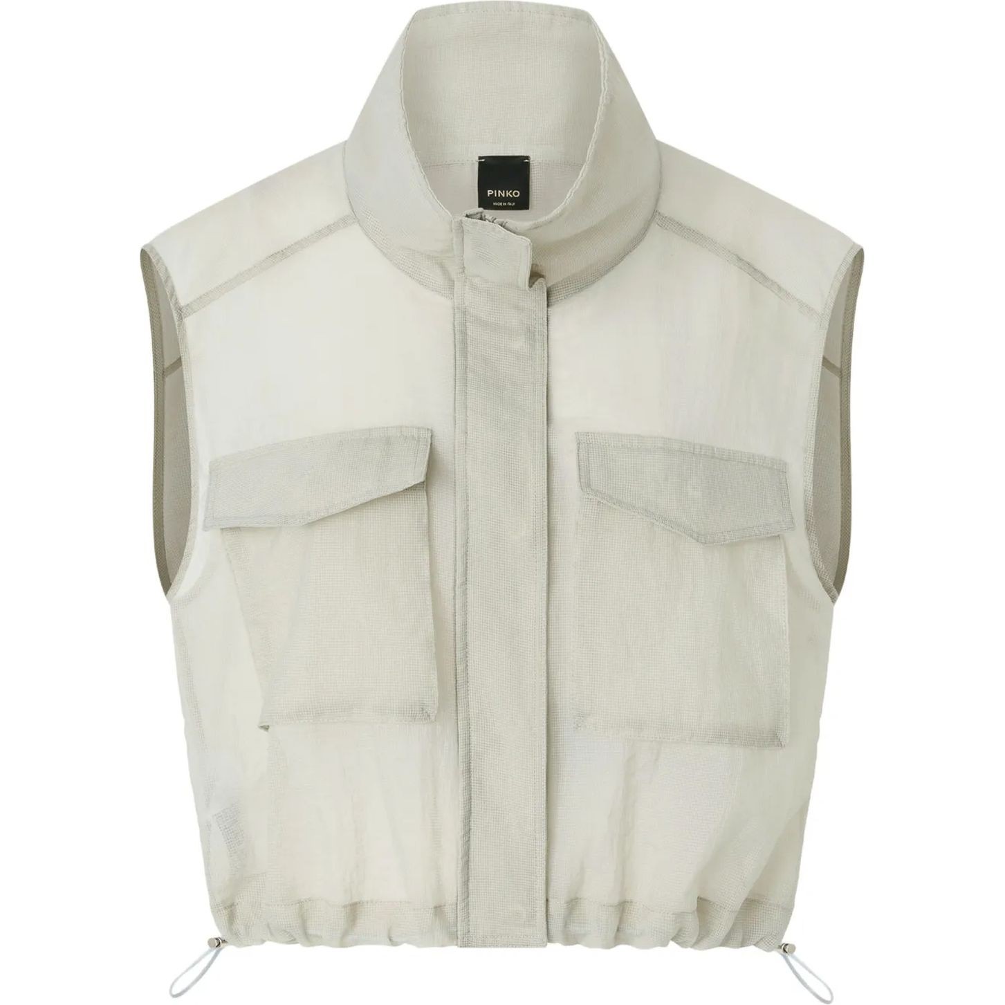 PINKO Liemenė moterims, Pilka, Fisarmonica gilet 1