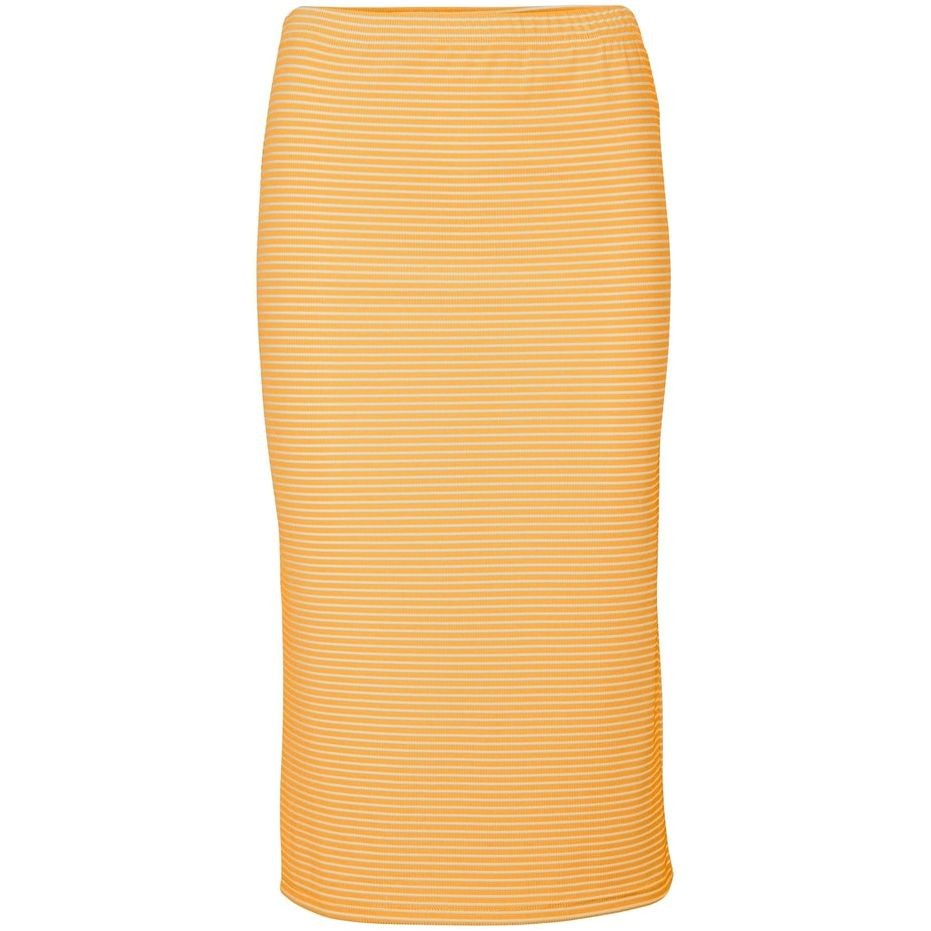 VERO MODA Striukė moterims, Geltona, VMJILL TUBE SKIRT JRS