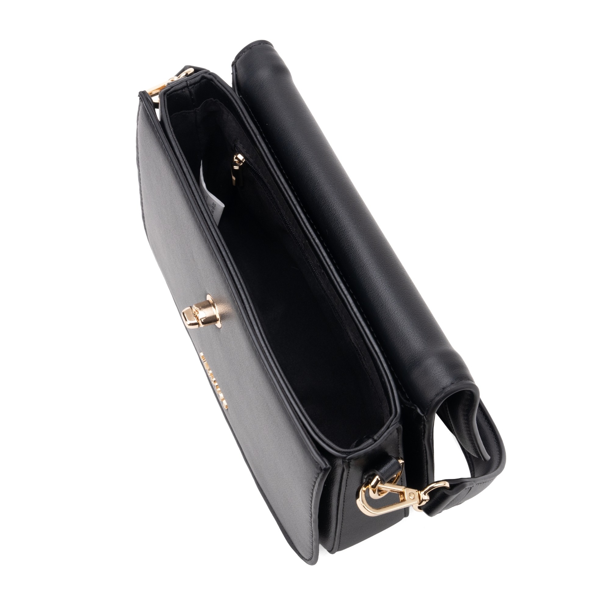 LA CONTE Rankinė per petį moterims, Juoda, Crossbody 3