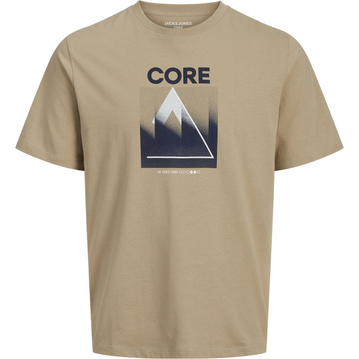 JACK & JONES Marškinėliai vyrams, Ruda, JCOSTAR TEE SS CREW 1
