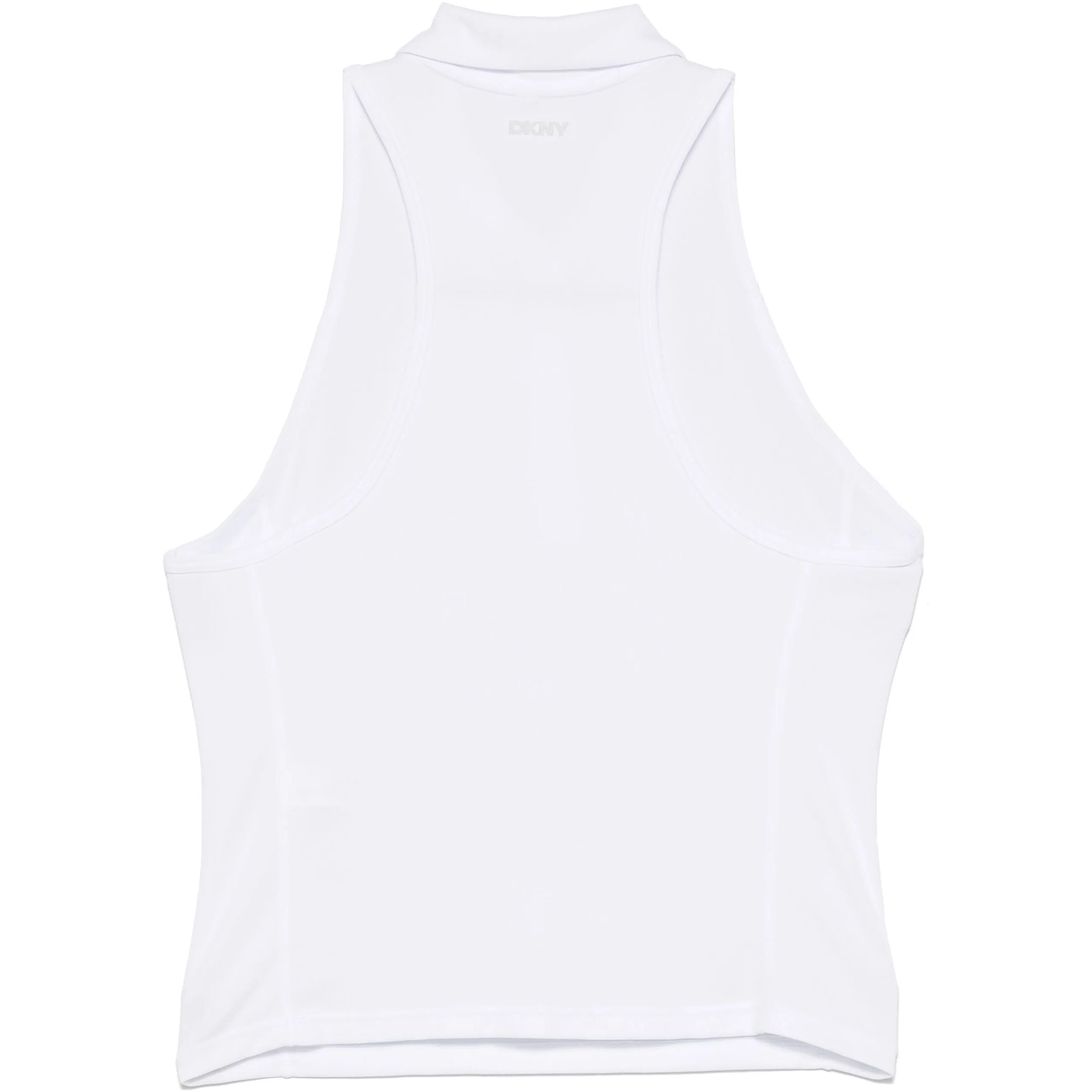 DKNY Marškiniai be rankovių moterims, Balta, Racerback polo tank 2