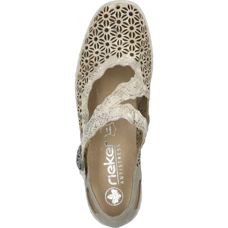 RIEKER Laisvalaikio bateliai moterims, Smėlio, Laisvalaikio bateliai 4