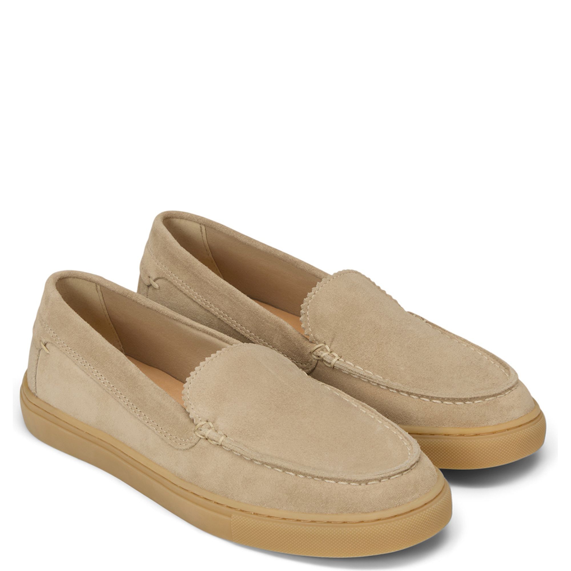 MARC O'POLO Loaferiai moterims, Smėlio, Kara 2