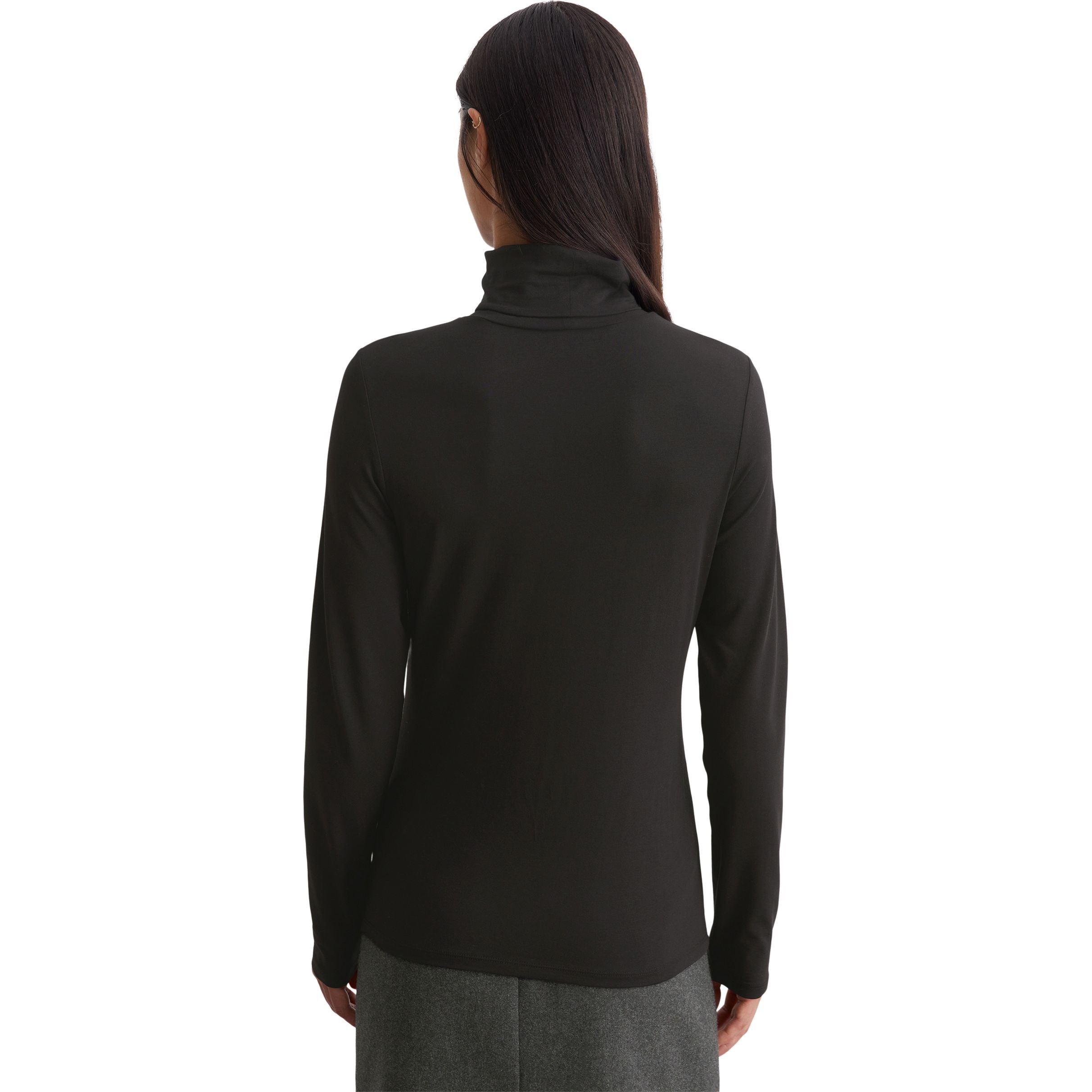 MARC O'POLO Palaidinės aukštinta apykakle moterims, Juoda, Turtn top 409308752241 3