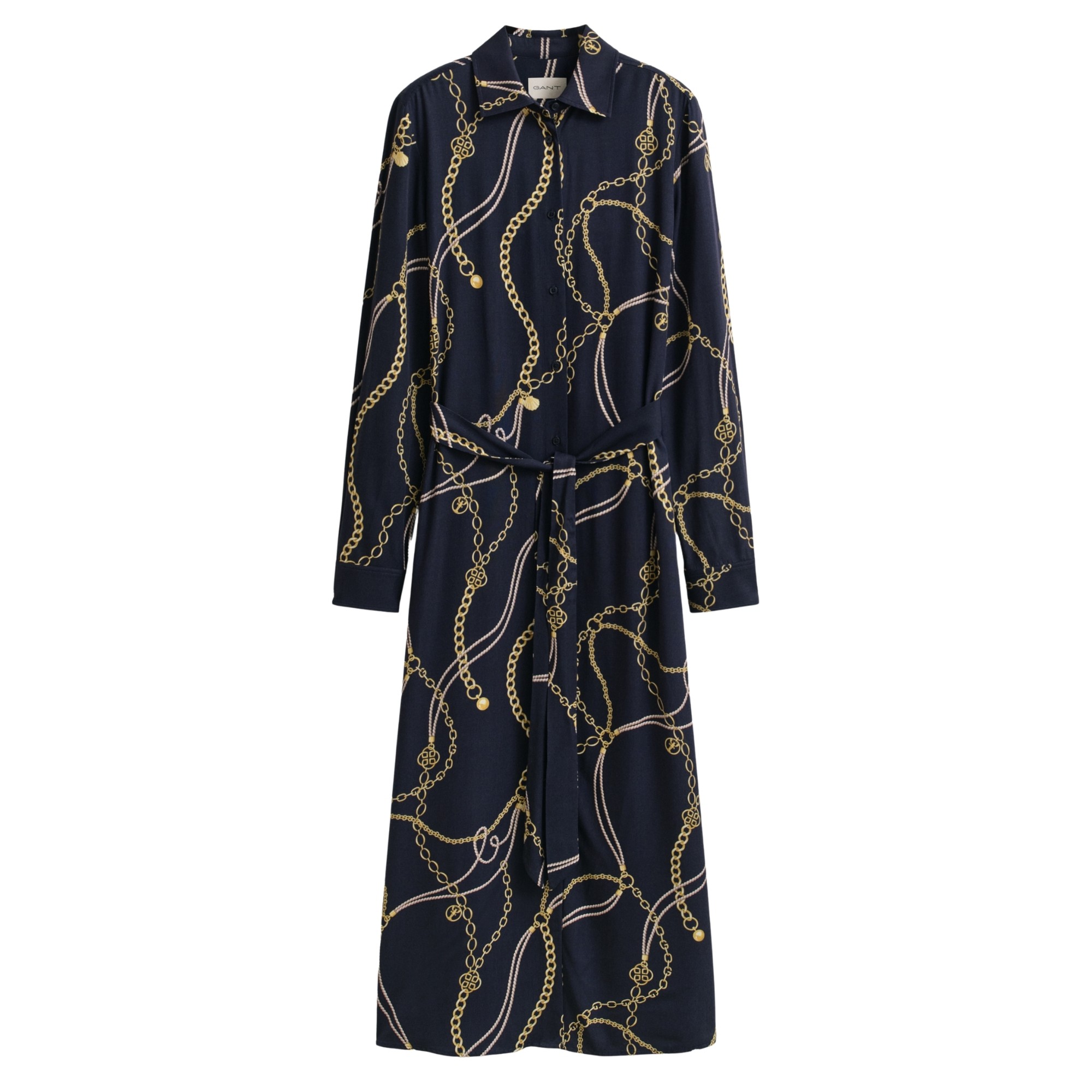 GANT Midi suknelė moterims, Mėlyna, 4503480-433 Midi dress 1