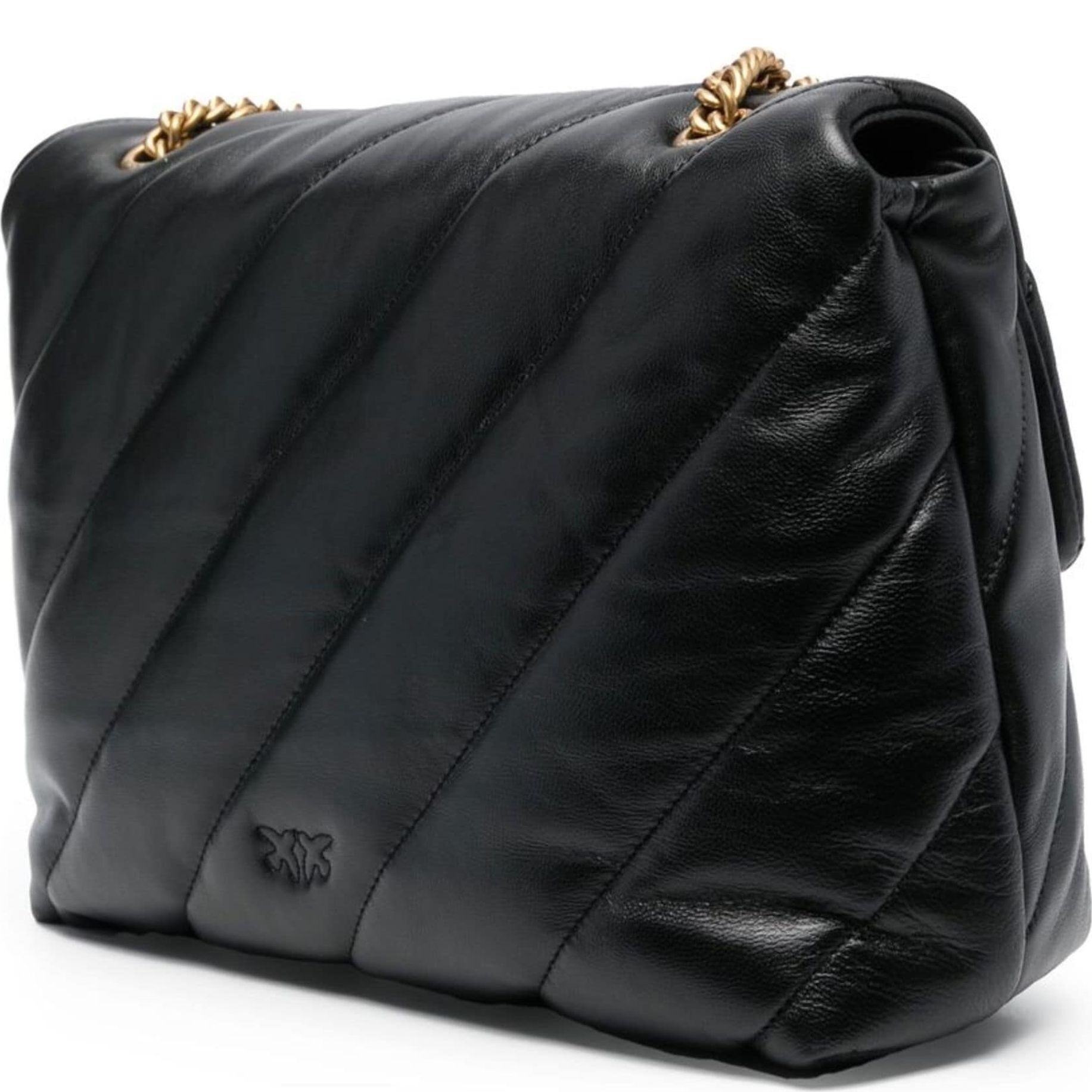 PINKO Rankinė per petį moterims, Juoda, Love puff big shoulder bag 2