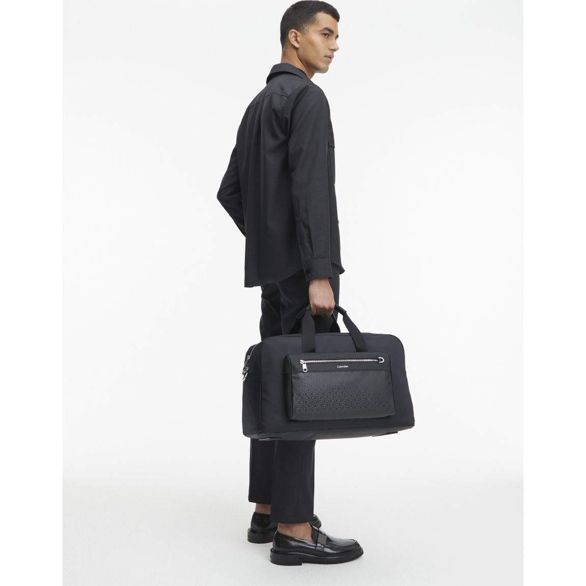 CALVIN KLEIN Rankinė, krepšys vyrams, Juoda, Elevated weekender 4