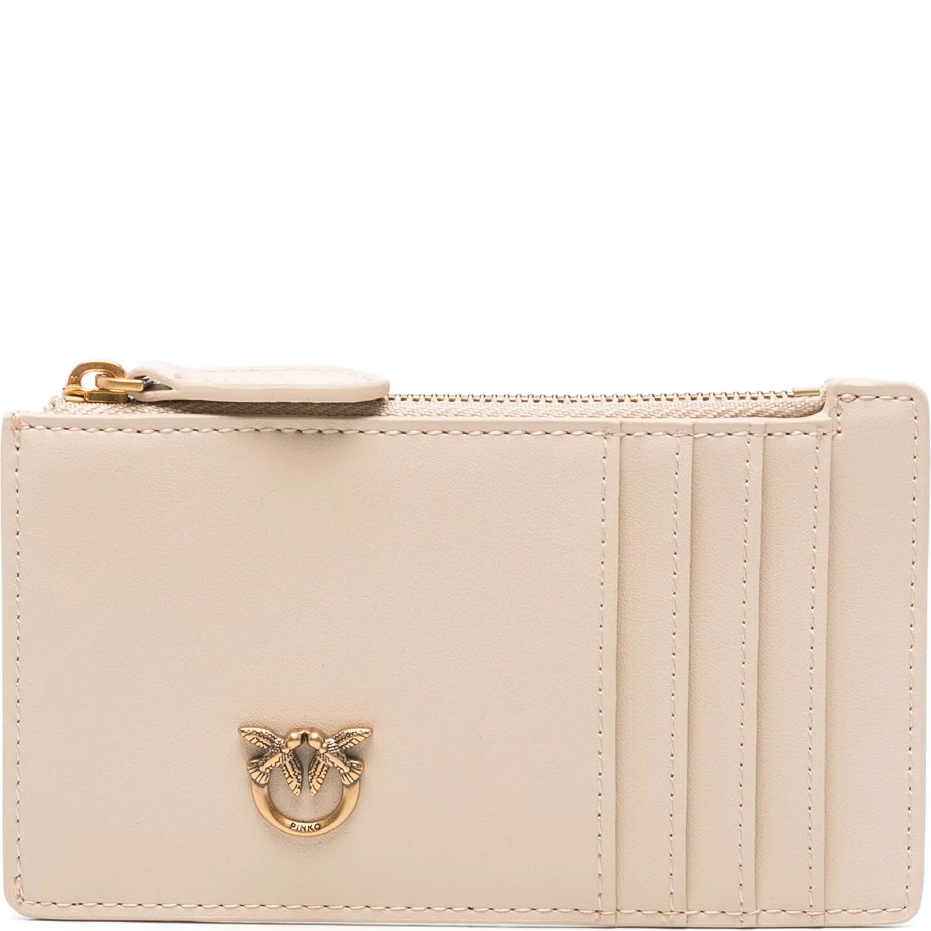PINKO Kortelių dėklas moterims, Smėlio, Airone cardholder 1
