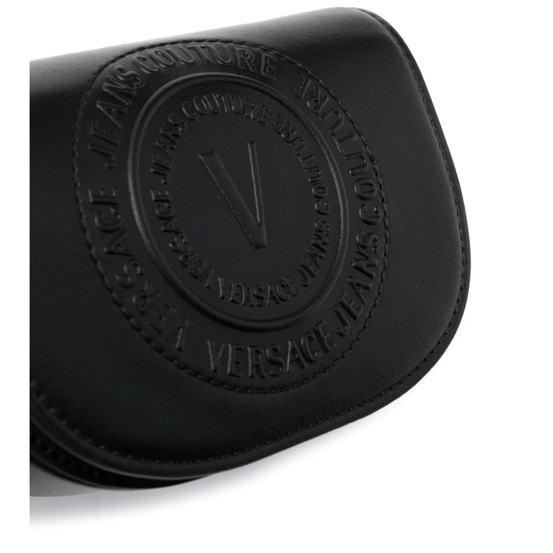 VERSACE JEANS CUTURE Rankinė - moterims, Juoda, Range v - v emblem handbag 3