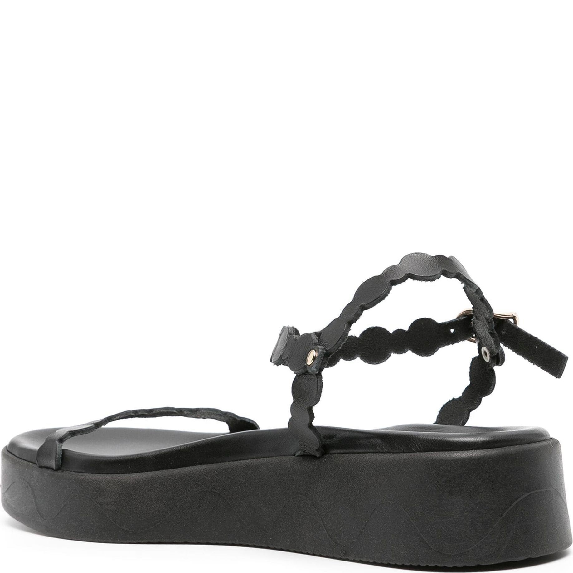 ANCIENT GREEK SANDAL Basutės moterims, Juoda, Toxo vachetta sandals 3