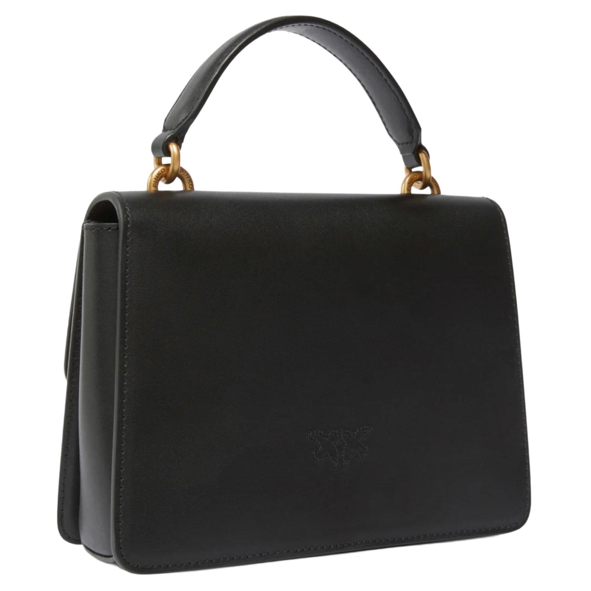 PINKO Rankinė per petį moterims, Juoda, Love one mini crossbody bag 2