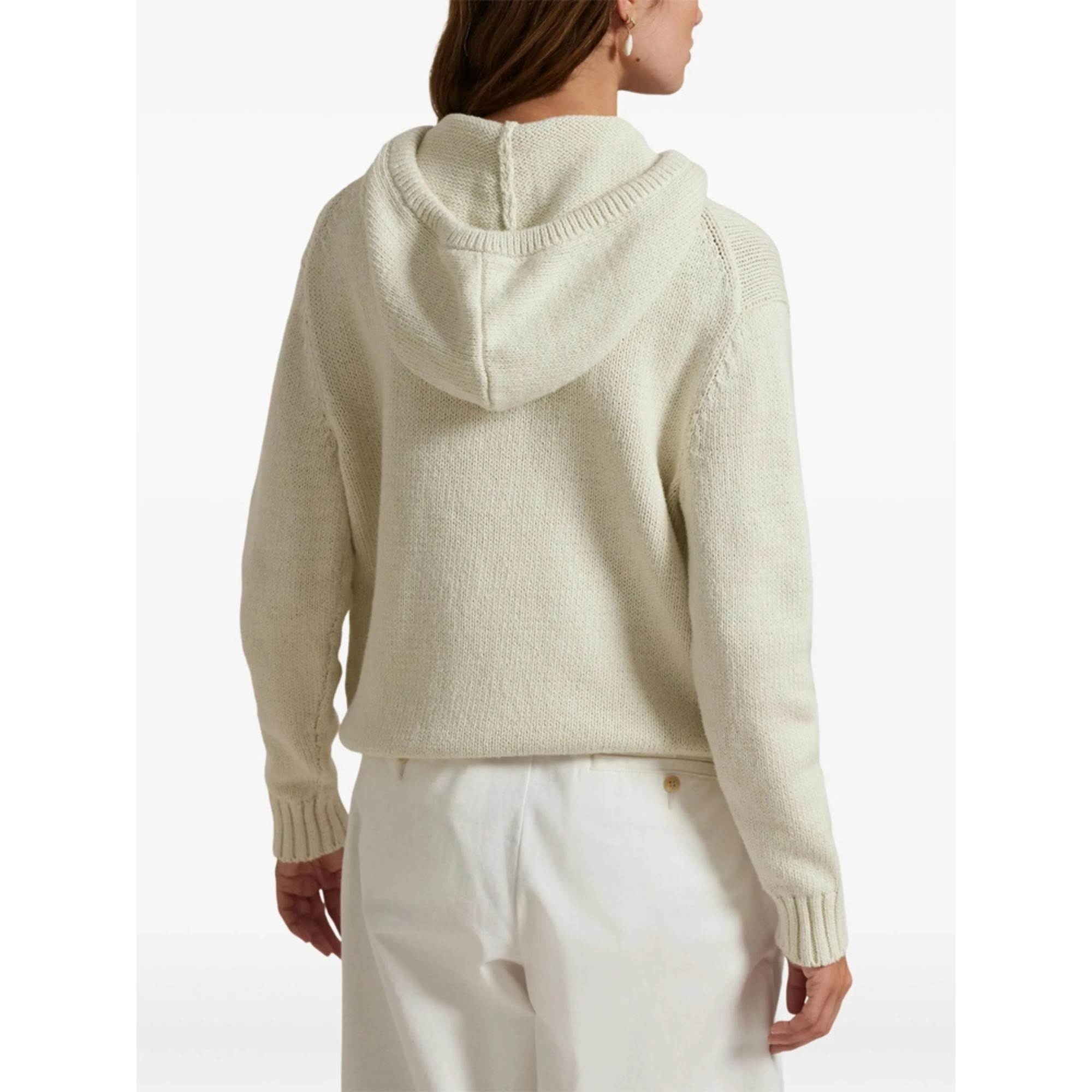 POLO RALPH LAUREN Megztinis moterims, Smėlio, Pullover 3